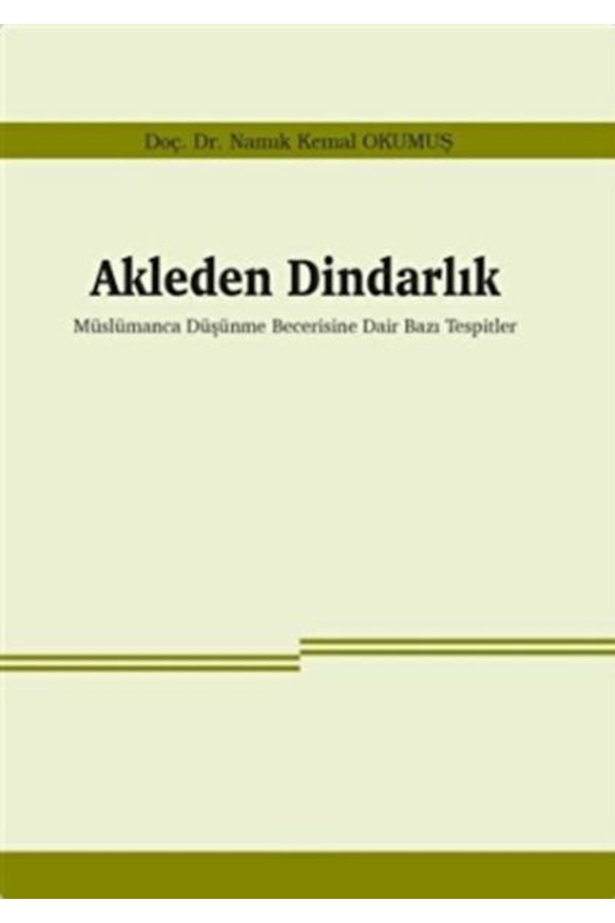 Araştırma Yayınları Akleden Dindarlık