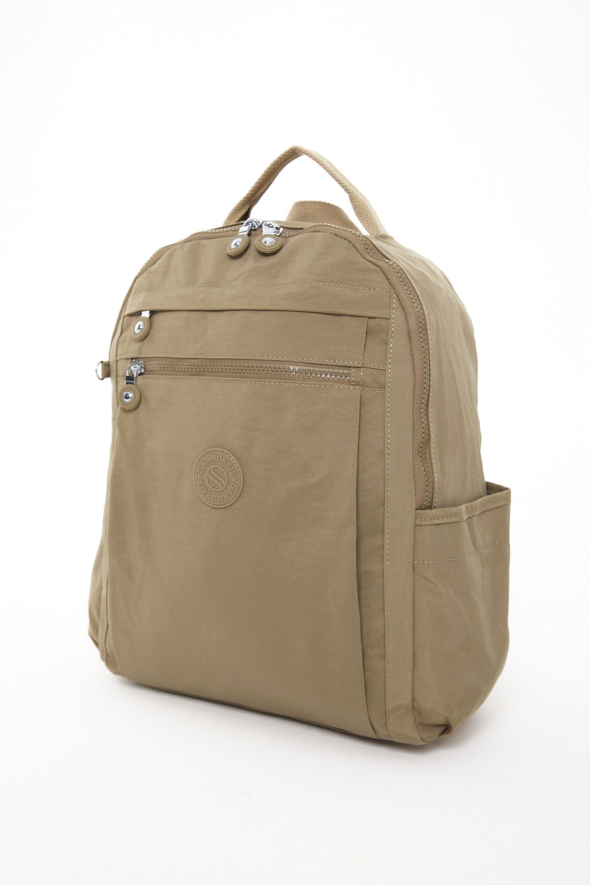 OLDSO Sanmorris Unisex Suya Dayanıklı Krinkıl Kumaş Çok Gözlü Laptop Okul ve Sırt Çantası 3059
