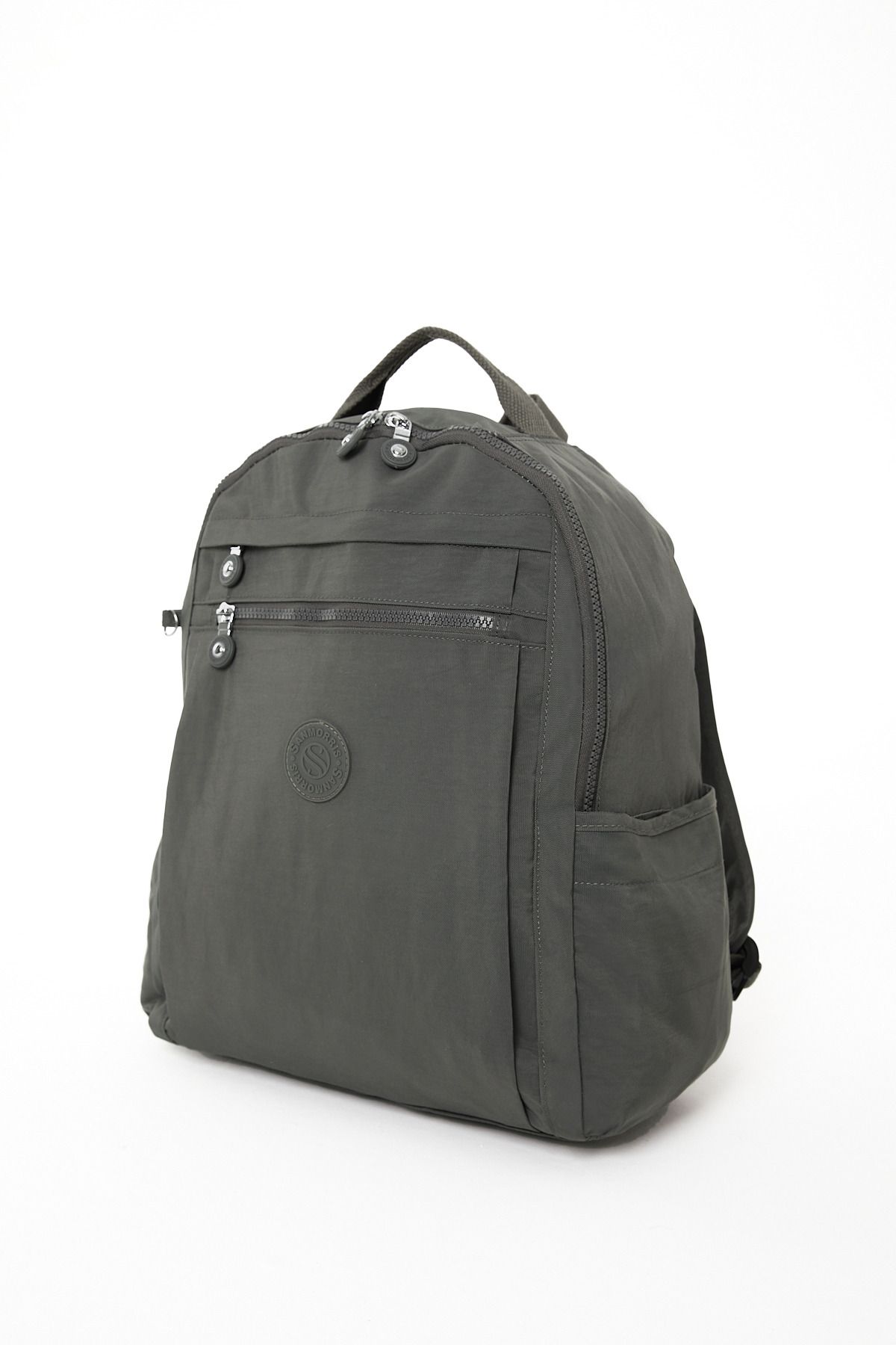 OLDSO Sanmorris Unisex Suya Dayanıklı Krinkıl Kumaş Çok Gözlü Laptop Okul ve Sırt Çantası 3059