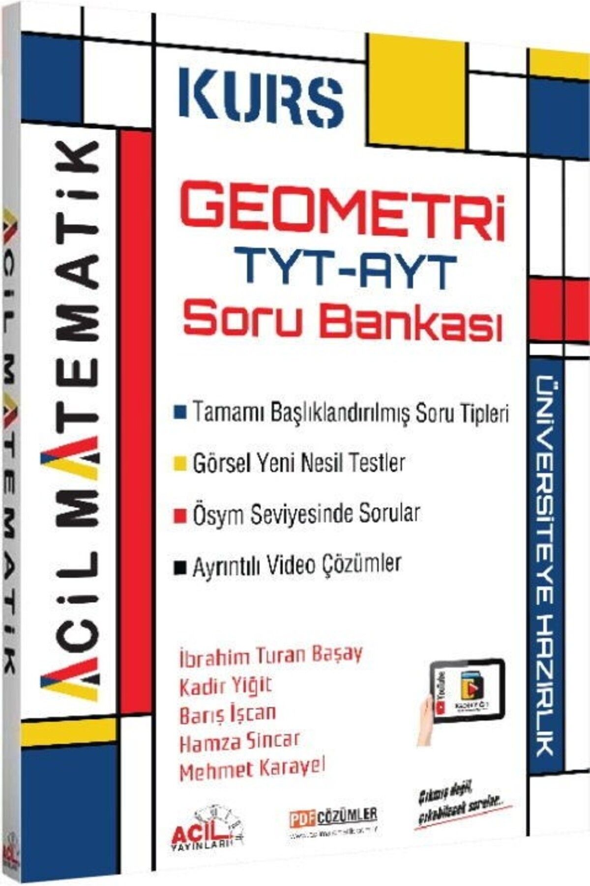 Ankara Kitap Merkezi TYT AYT Geometri KURS Soru Bankası Acil Yayınları