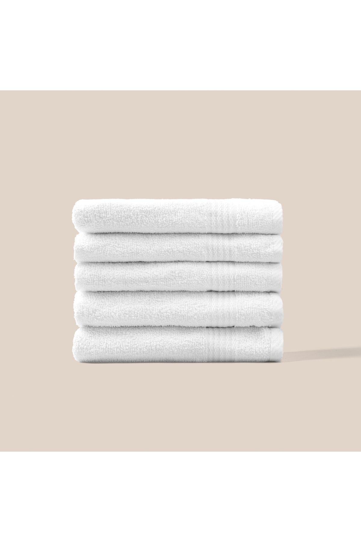 Cottexo 5'li 50x80 Pamuklu Jakarlı El&Yüz Havlusu