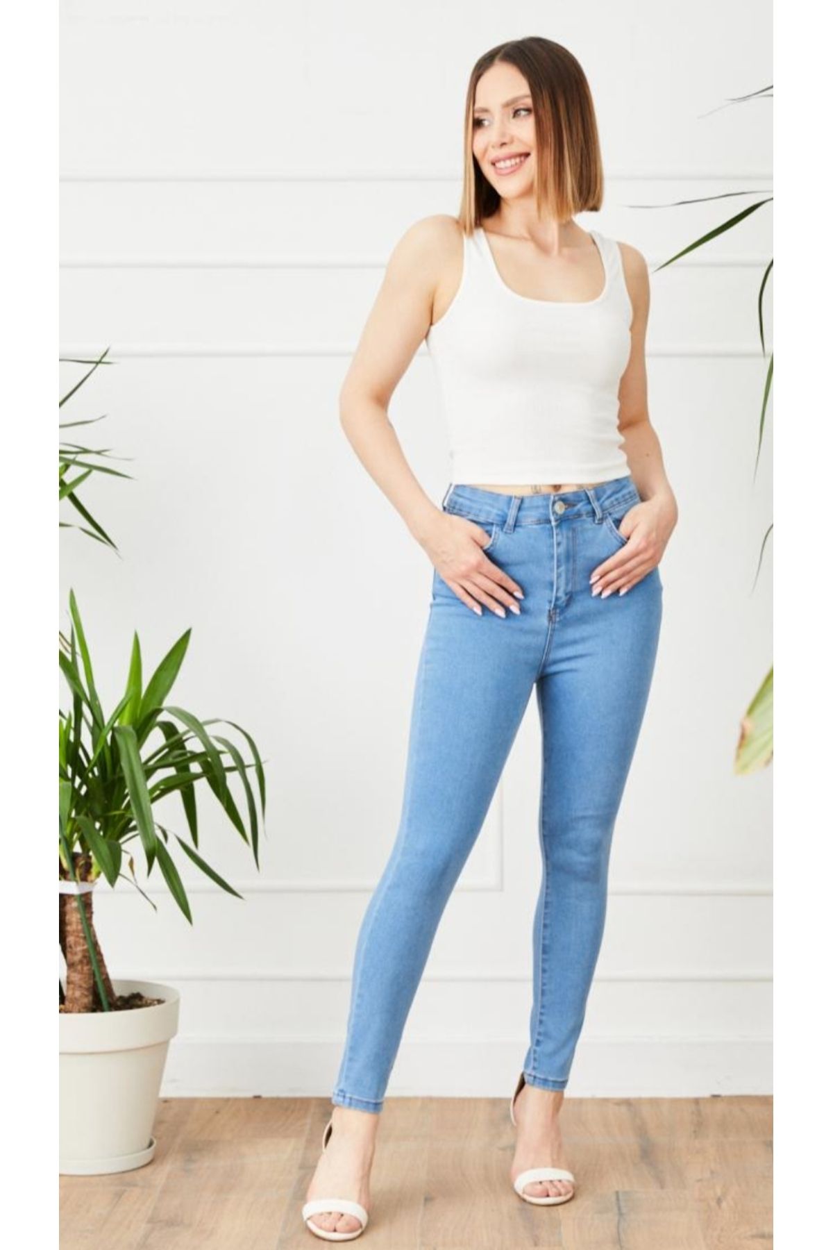DHDmoda Kadın Jean Kot Pantolon