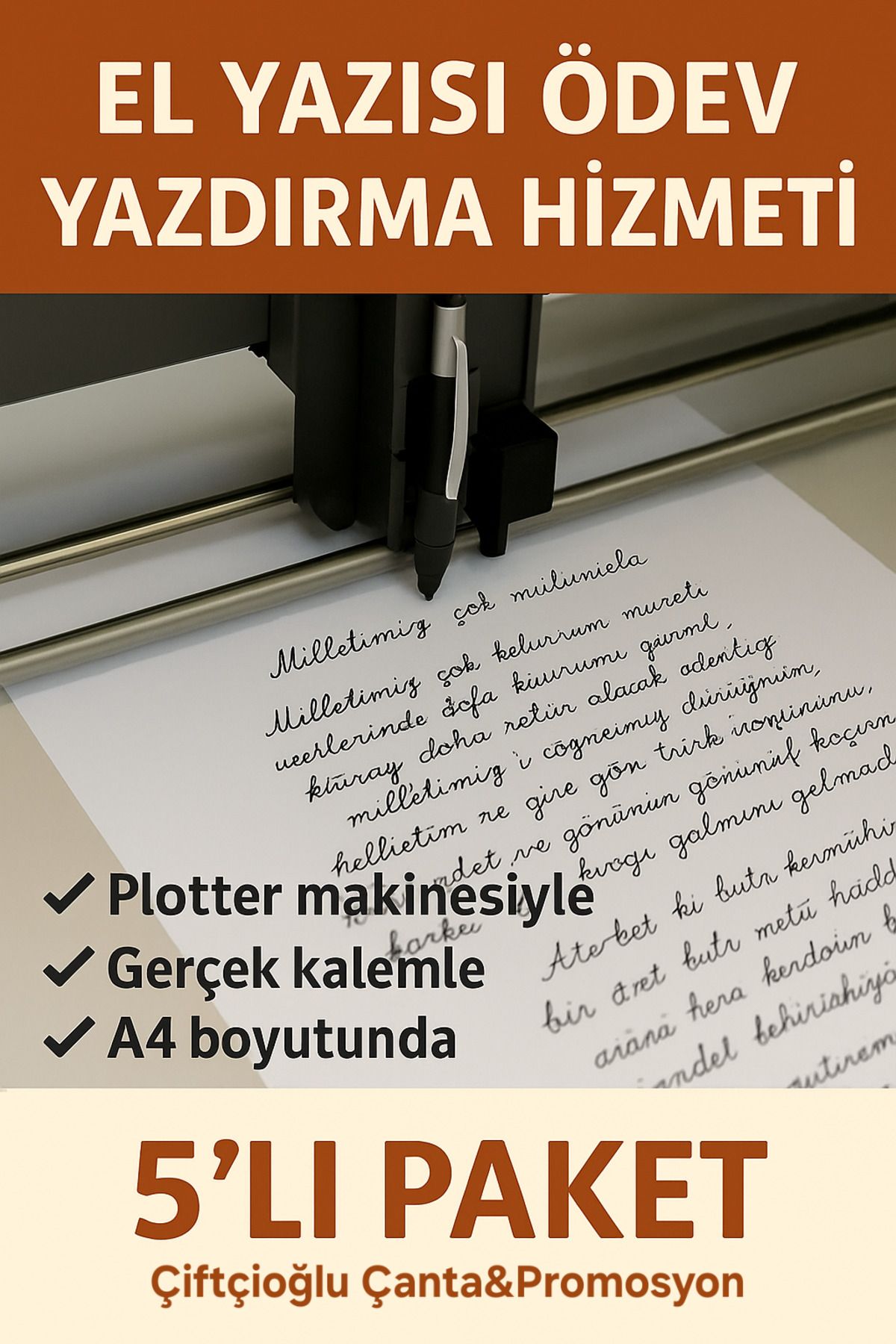 Valse El Yazısı Ödev Yazdırma Hizmeti – Gerçek Kalemle, Elle Yazılmış Gibi!-5 Sayfa