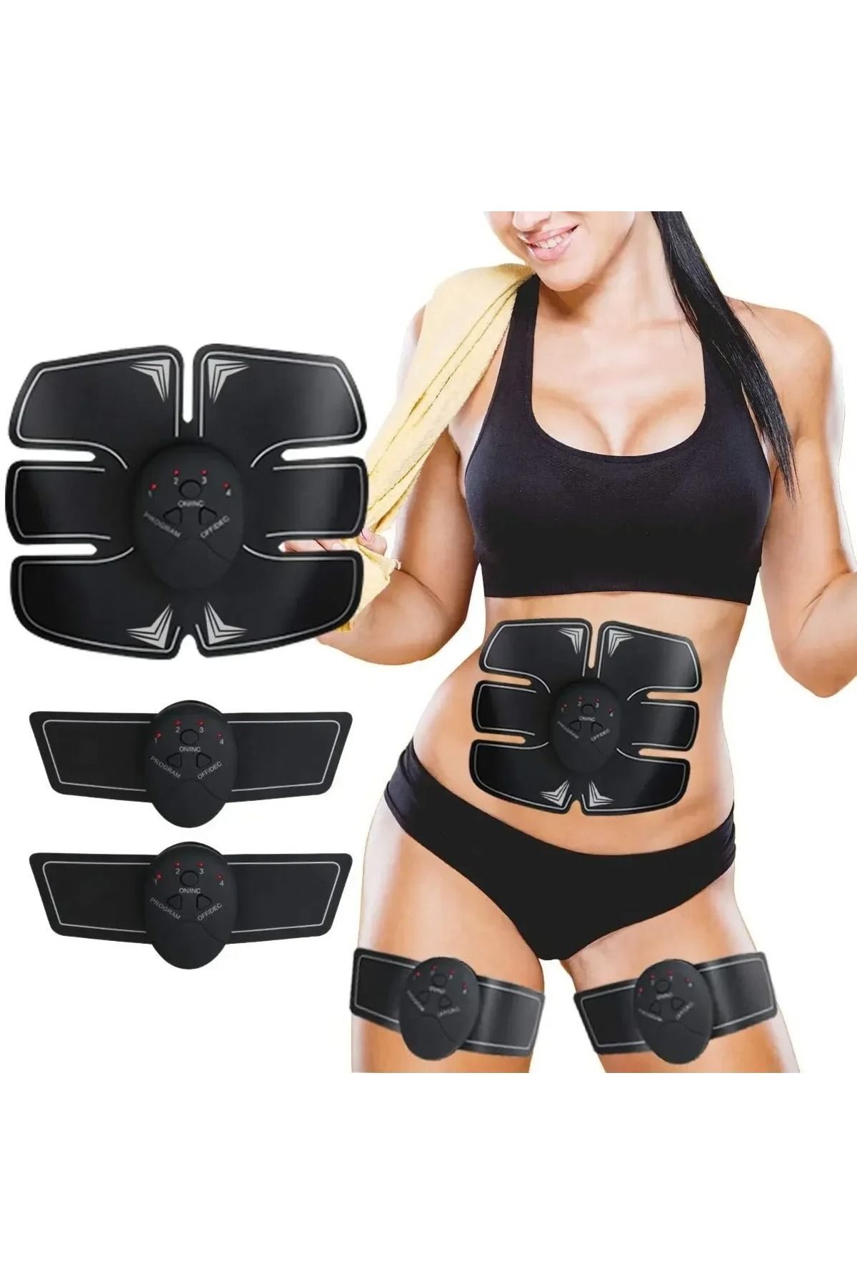 SerenityHaven Fitness Ems Kol Bacak Karın Kas Geliştirici Spor Aleti Smart Fitness