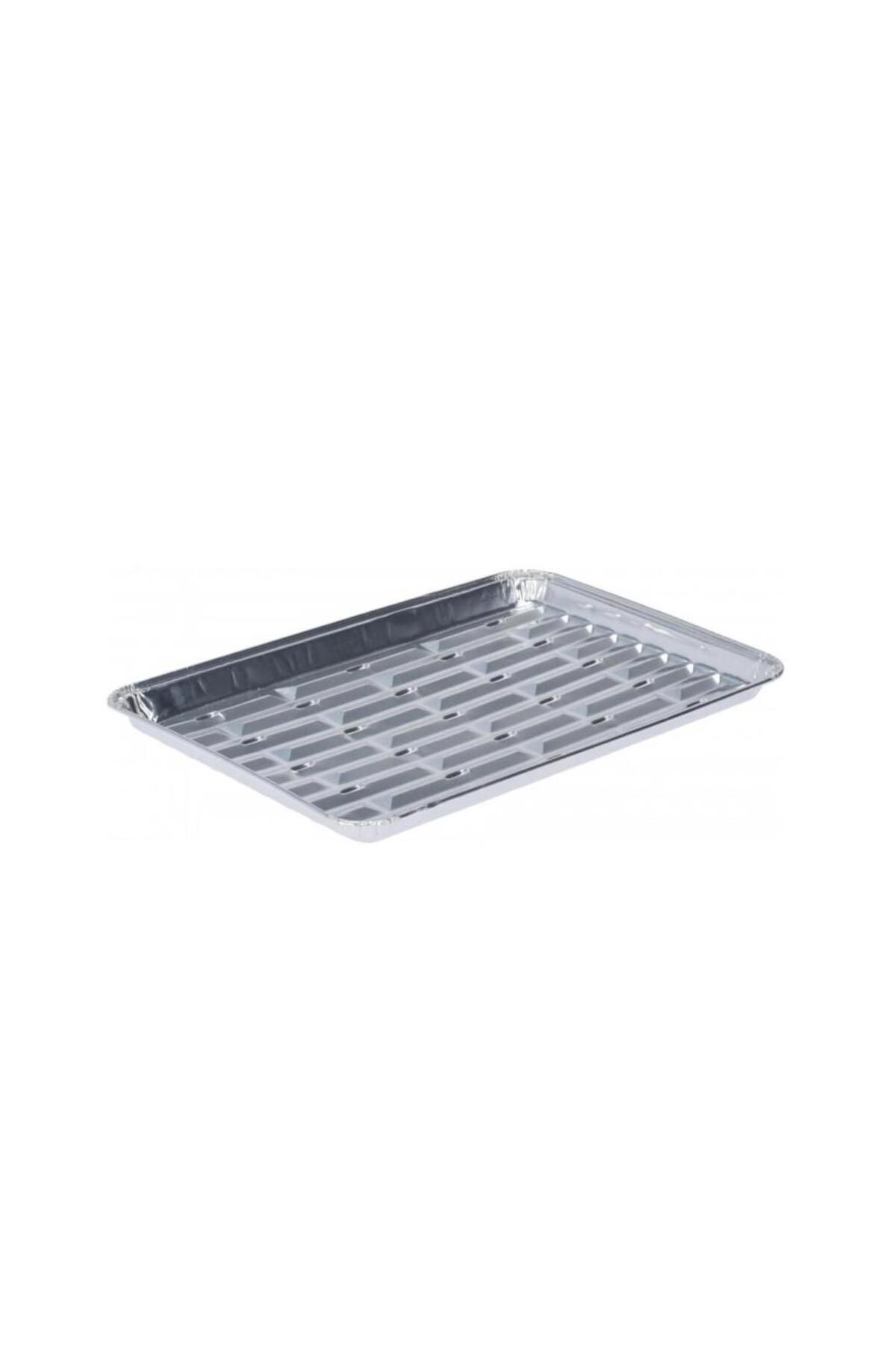 BBQ Servis Tabağı Alüminyum 4'lü 24*16cm
