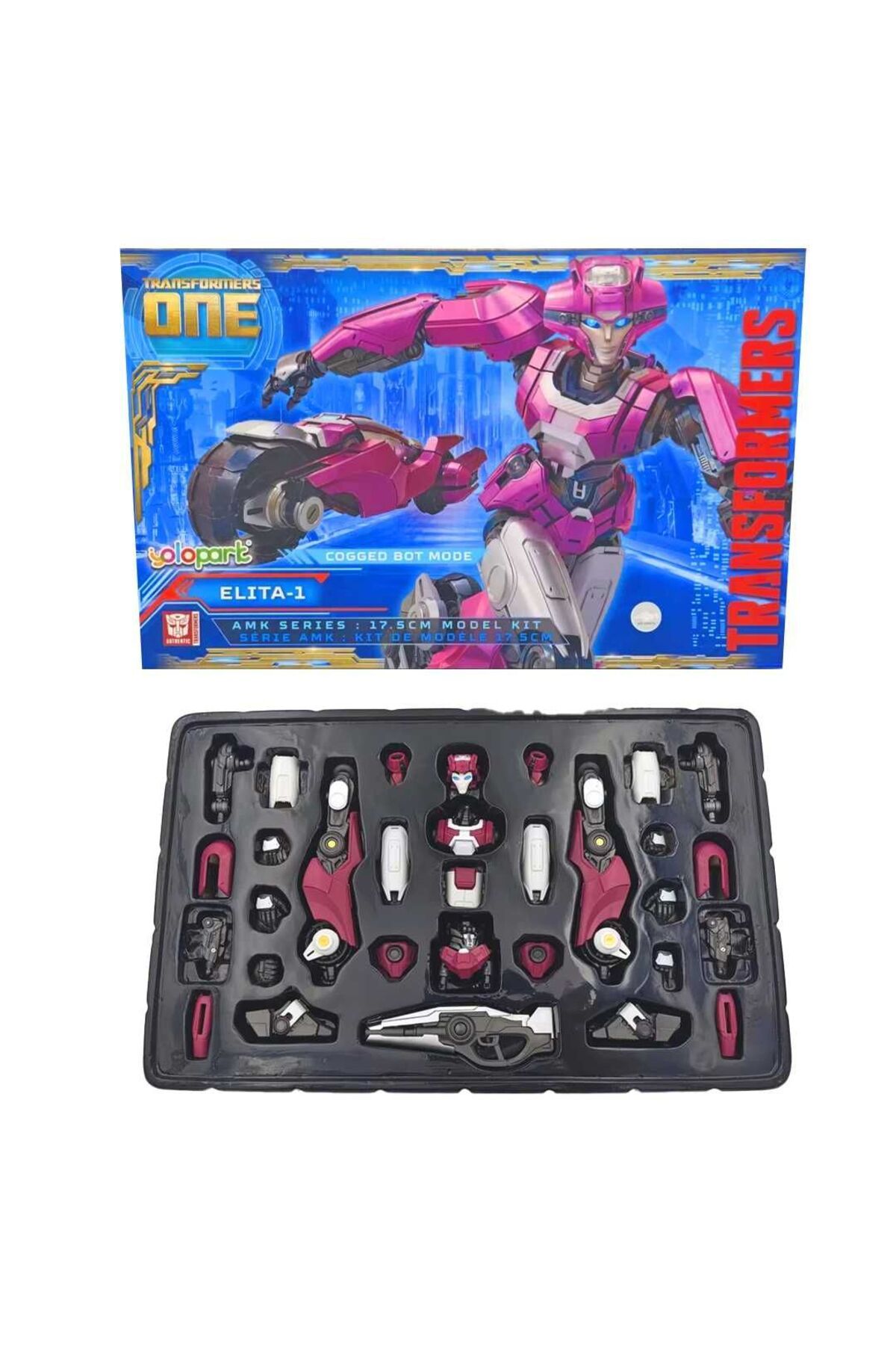 BAŞEL TRANSFORMERS TF ONE AMK SERİES ELİTA-1 COGGED BOT MODE MODEL KİT 17.5 CM 8+