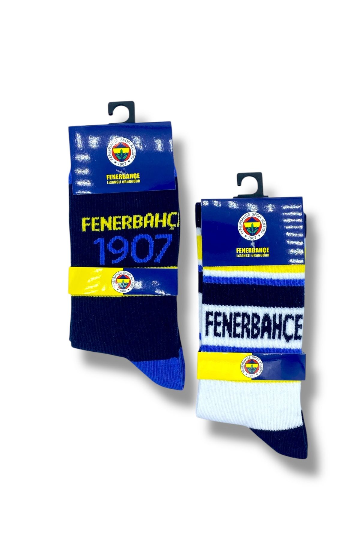 Fenerbahçe Lisanslı Yetişkin 2 Çift Soket Çorap 1907