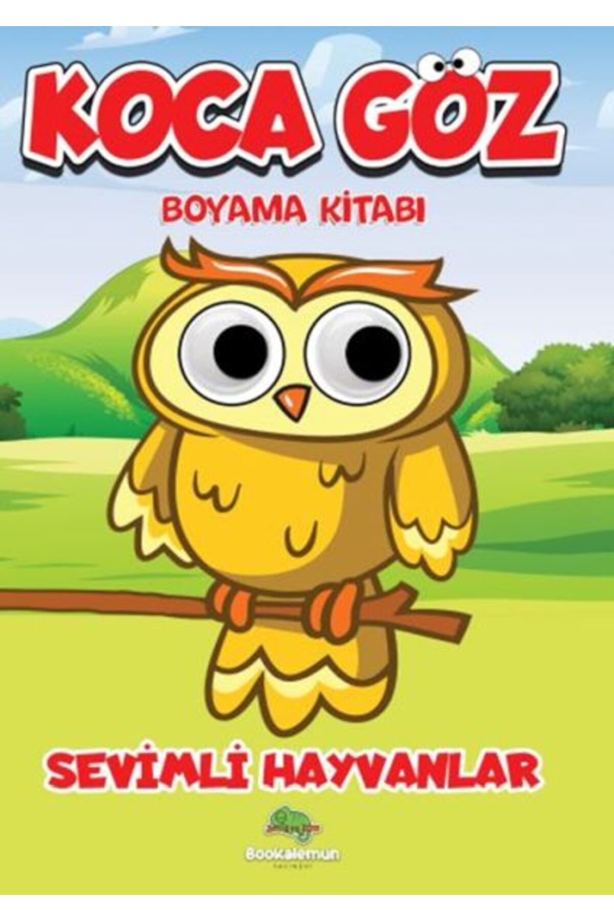 Hak Yayınları Koca Göz Boyama -Sevimli Hayvanlar