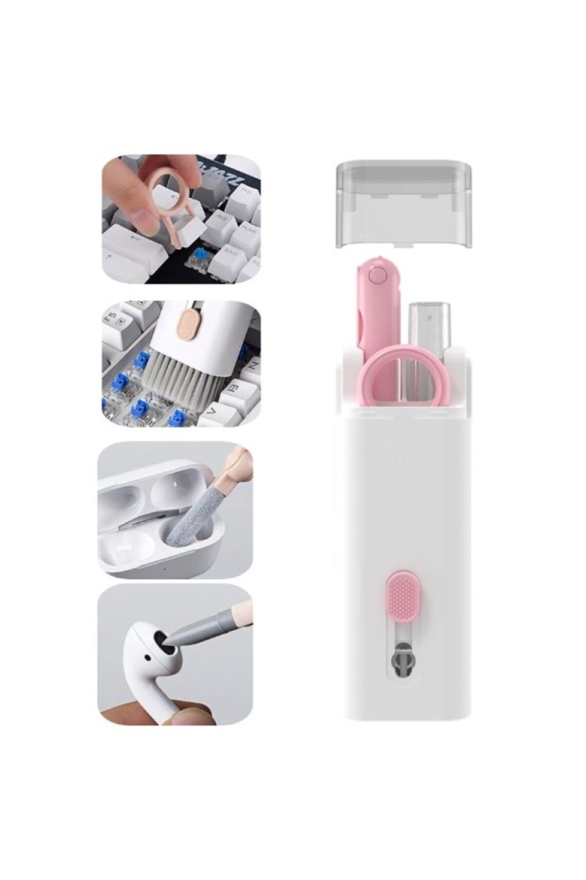 TTT ÇOK FONKSIYONLU 7 IN 1 AIRPODS KLAVYE EKRAN KULAKLIK TEMIZLEME KITI