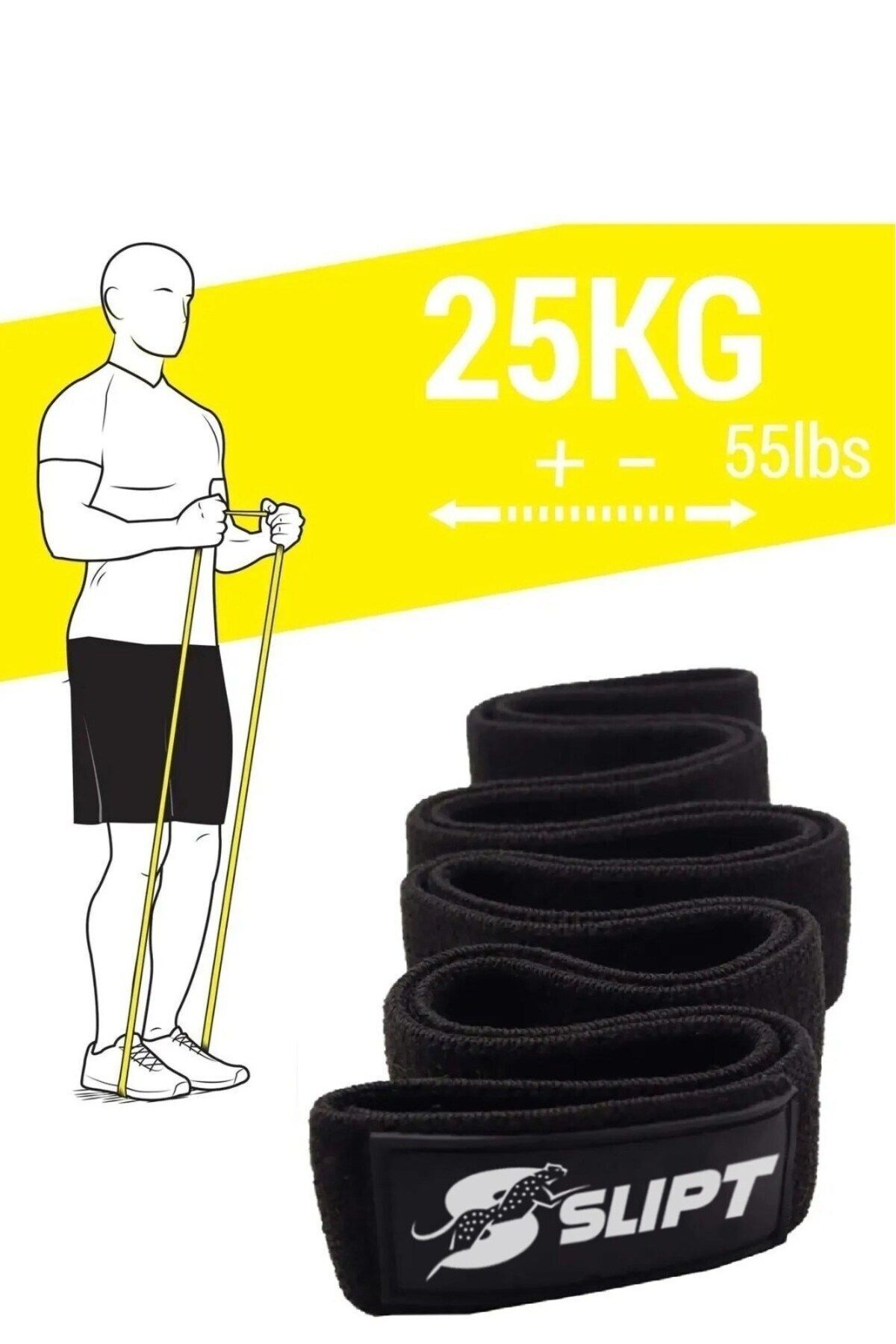 SerenityHaven "25 Kg Orta Sert Loop Direnç Bandı – Egzersiz Ve Fitness Için Elastik Spor Bandı"