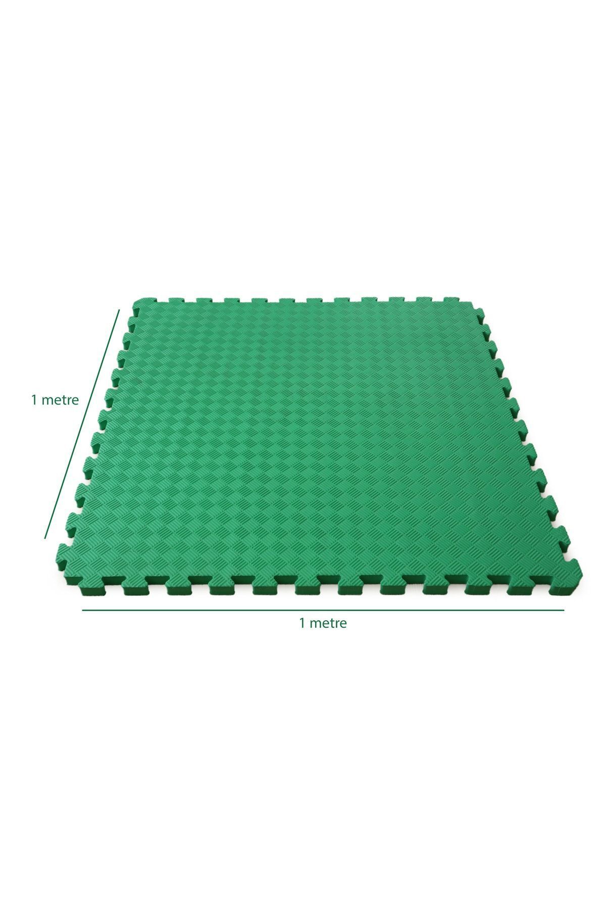 SerenityHaven 13 Mm Kalınlık 100cm X 100cm Eva Spor Matı Yeşil Tatami