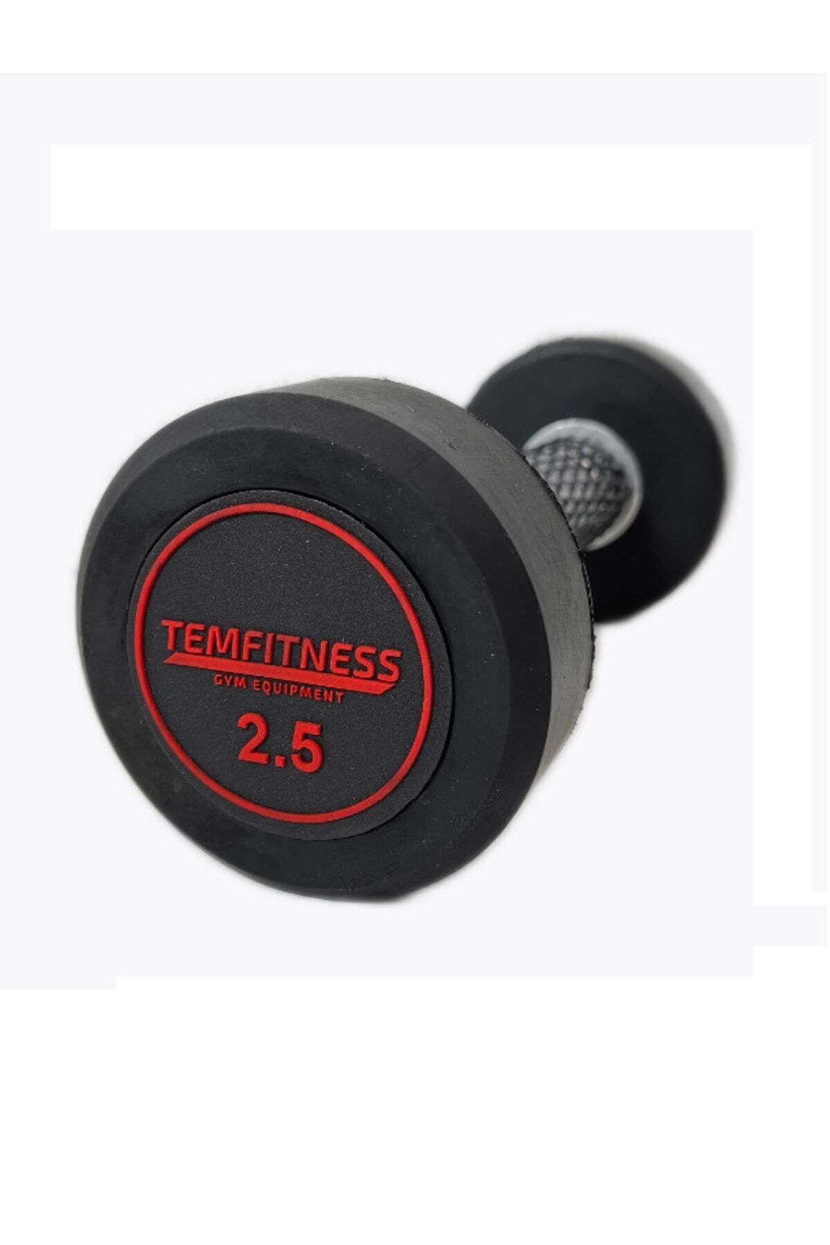 SerenityHaven Kauçuk Kaplı Olimpik Dambıl 2,5 Kg