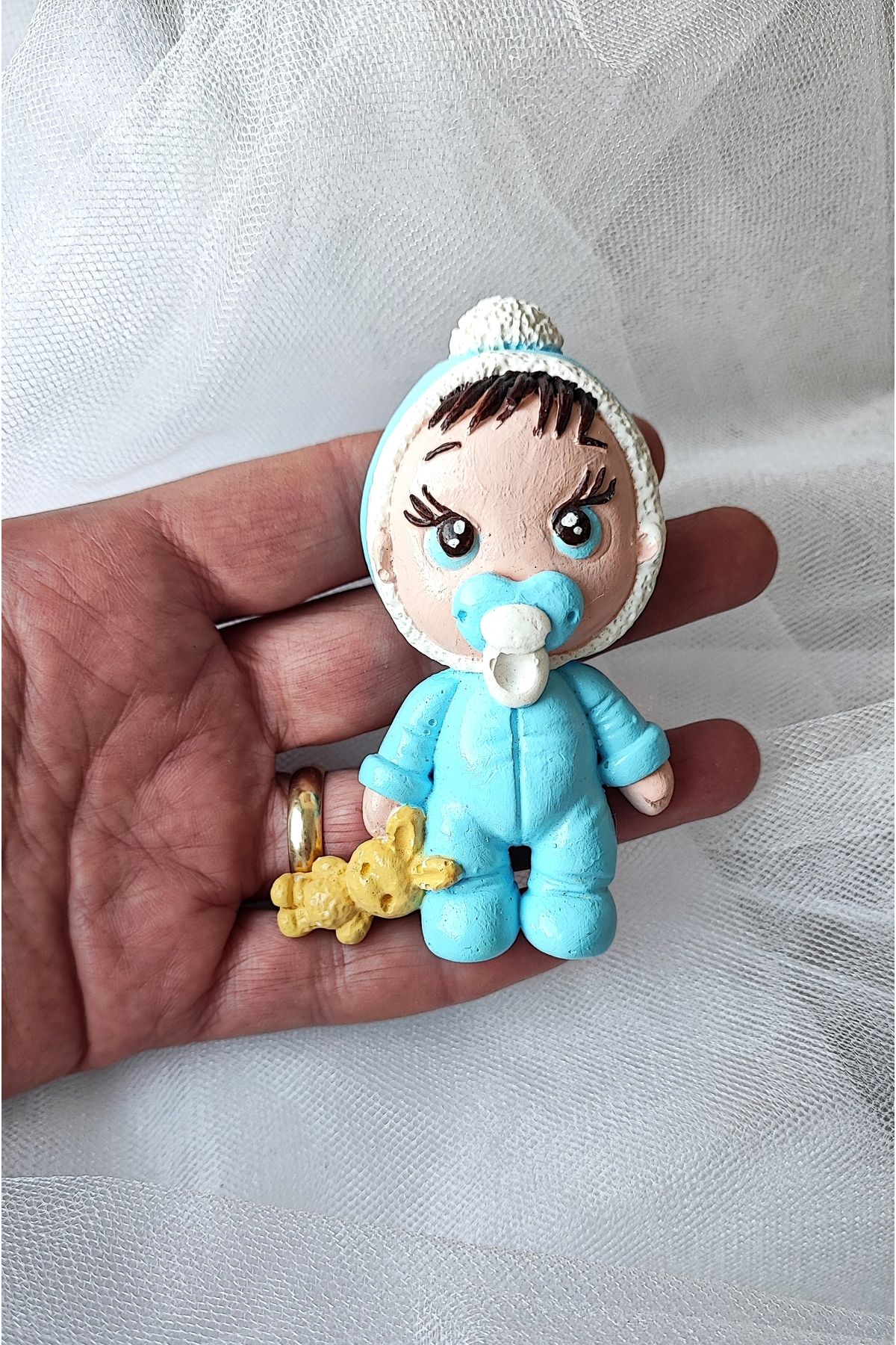 OEM Bebek doğum magnet süs 10 adet
