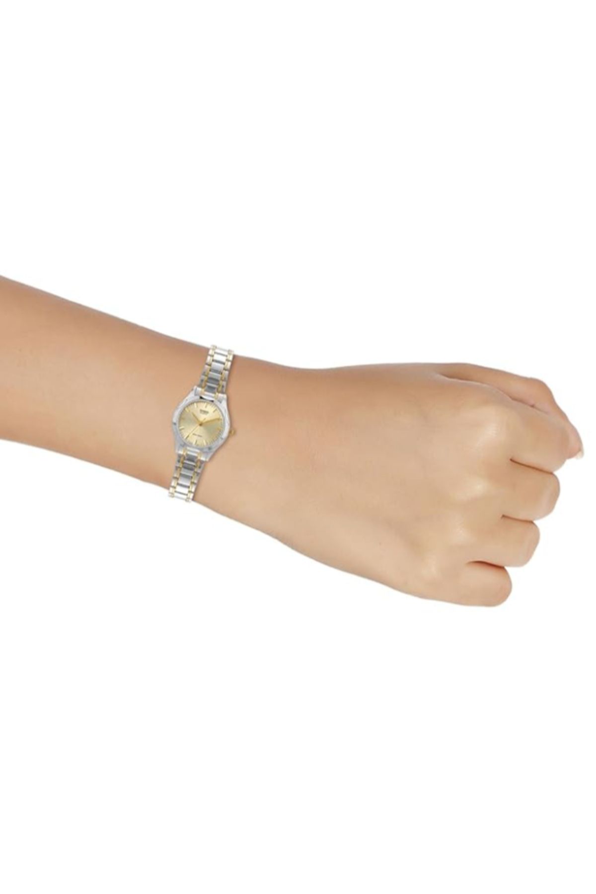 Casio-CASIO Women's Analog Gold Dial Watch - LTP-1275SG-9A 6