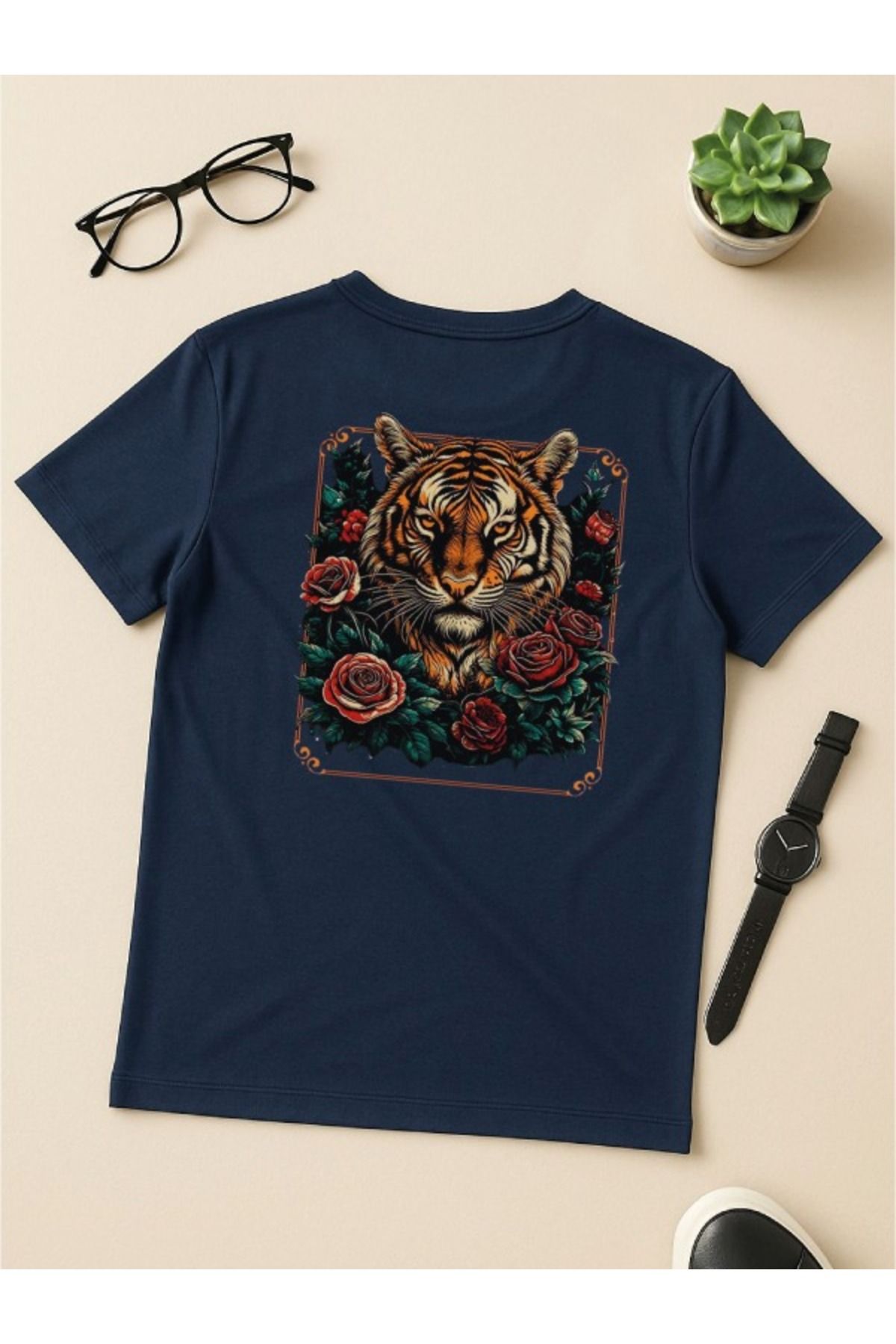 Artwen Kaplan Baskılı Regular Fit Tişört