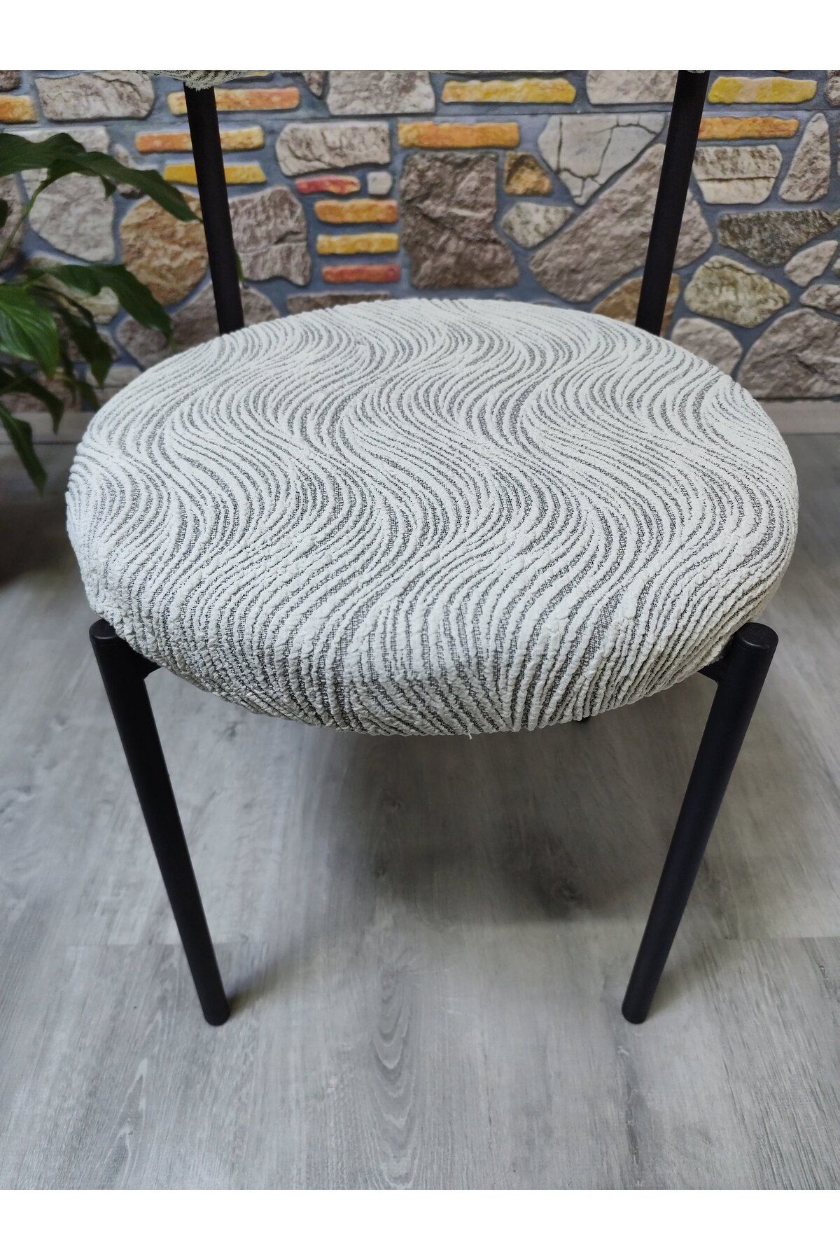 COVER TEKSTİL YENI MODEL SANDALYE KILIFI OTURMA 50X50 AGAÇ KABUĞU