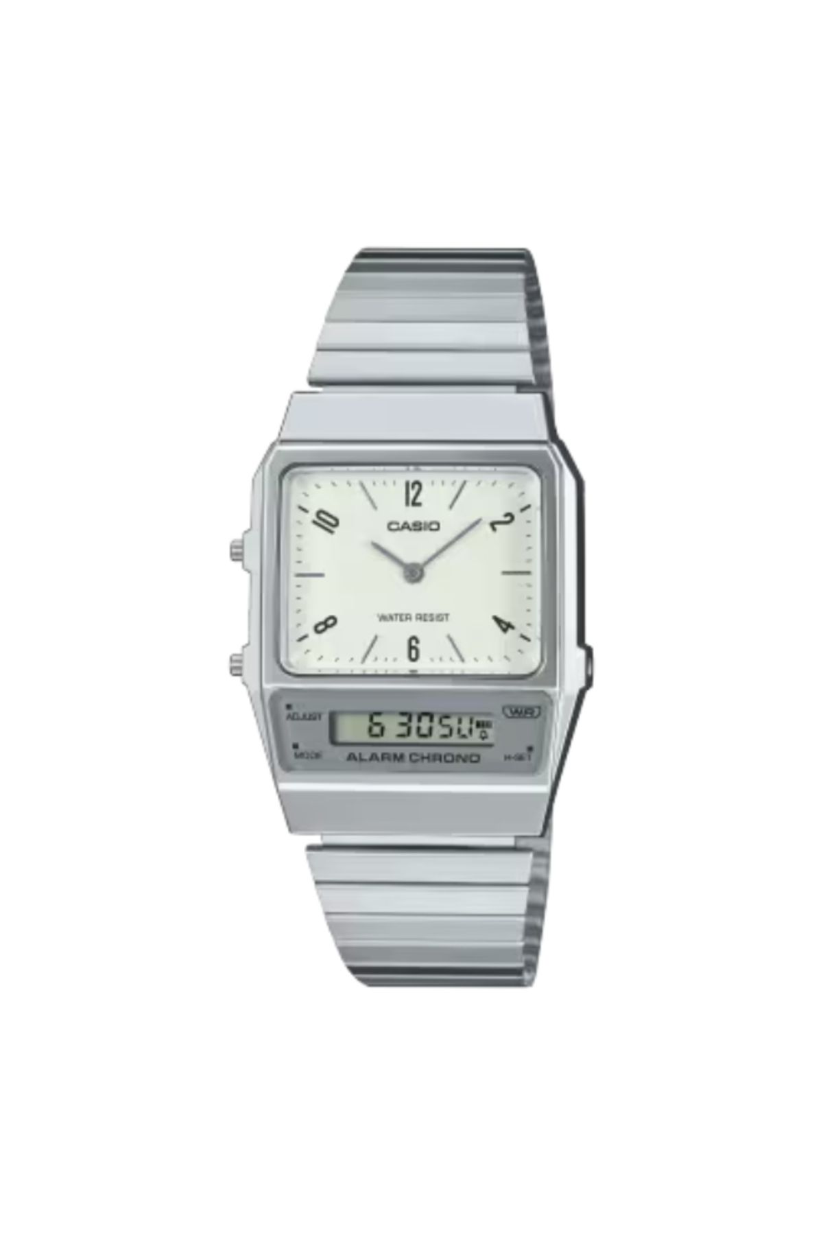 Casio-CASIO Unisex's Analog-Digital White Dial Watch - AQ-800E-7A2DF 1