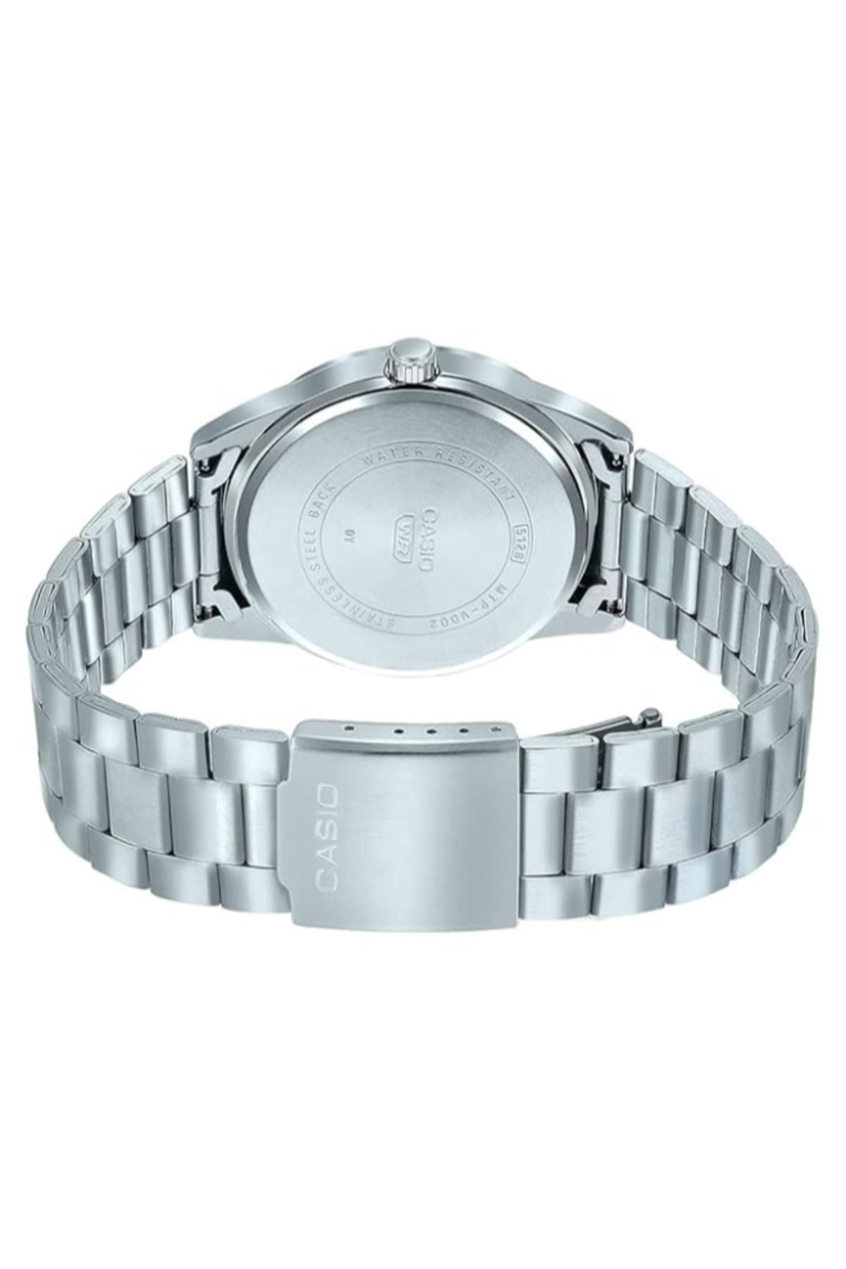 Casio-CASIO Men's Analog White Dial Watch - MTP-VD02D-7EUDF 5