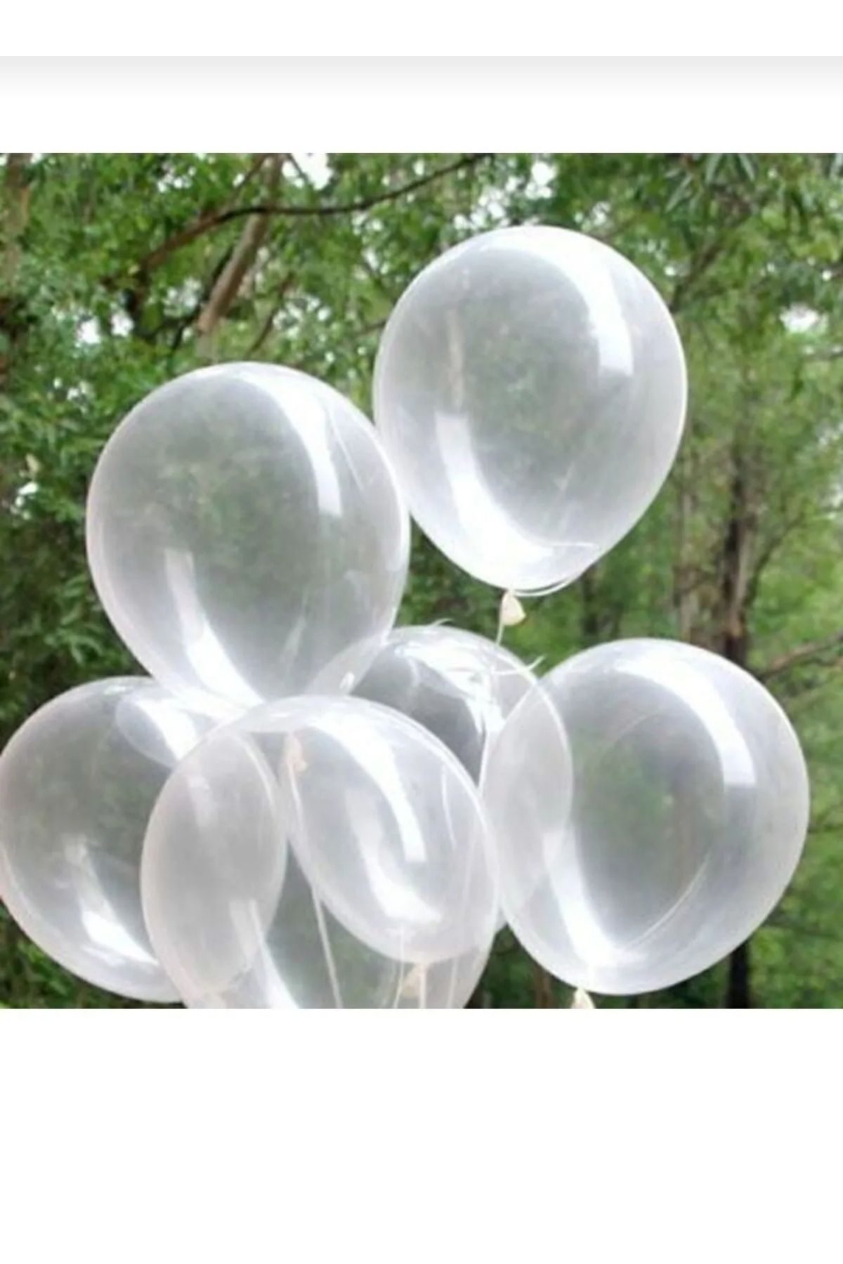 B&K süs ve tasarım 25 adet şeffaf pastel balon