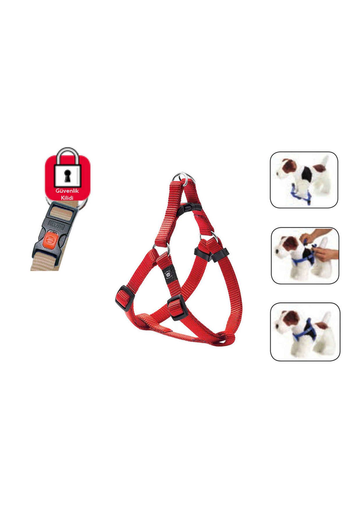 Karlie Karlıe Kilitli Göğüs Tasma S 25-45cm Kırmızı GLSTD
