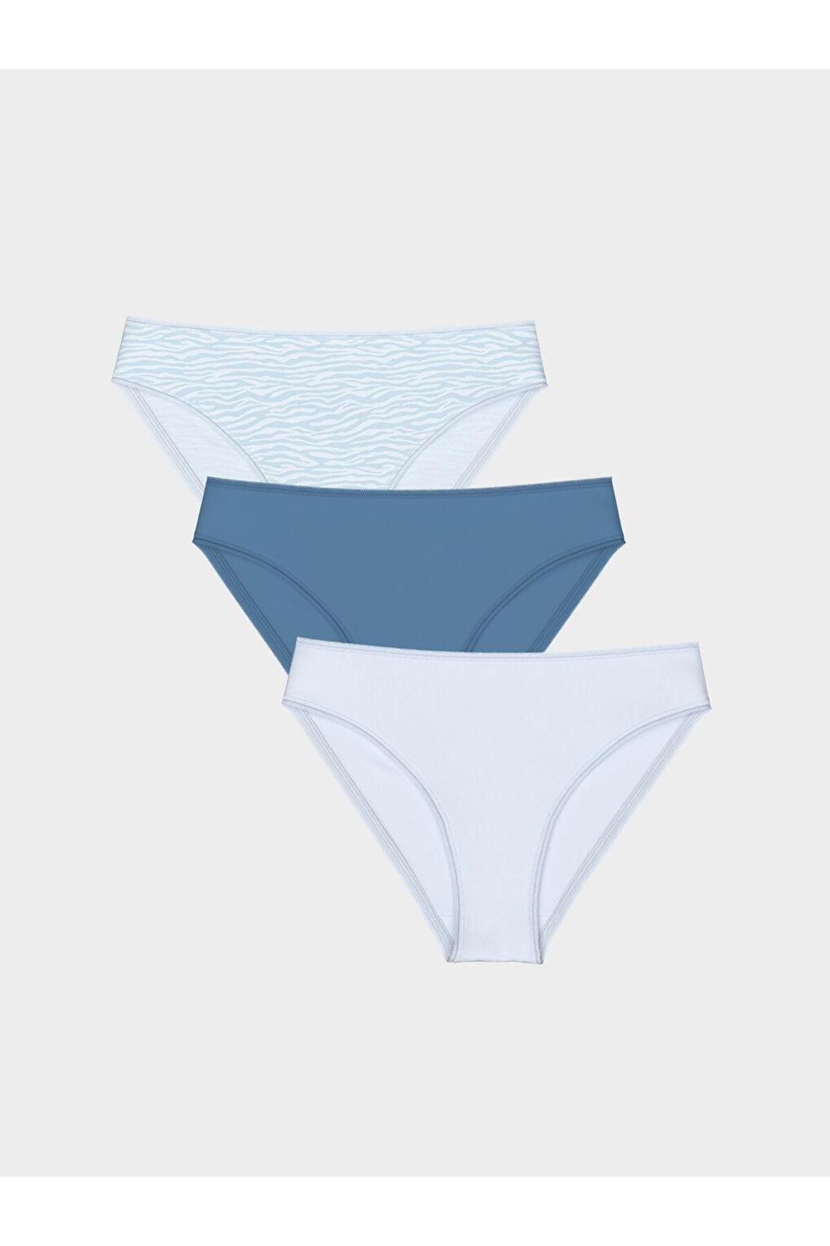 LC Waikiki Desenli Bikini Külot 3'lü Paket (S5)