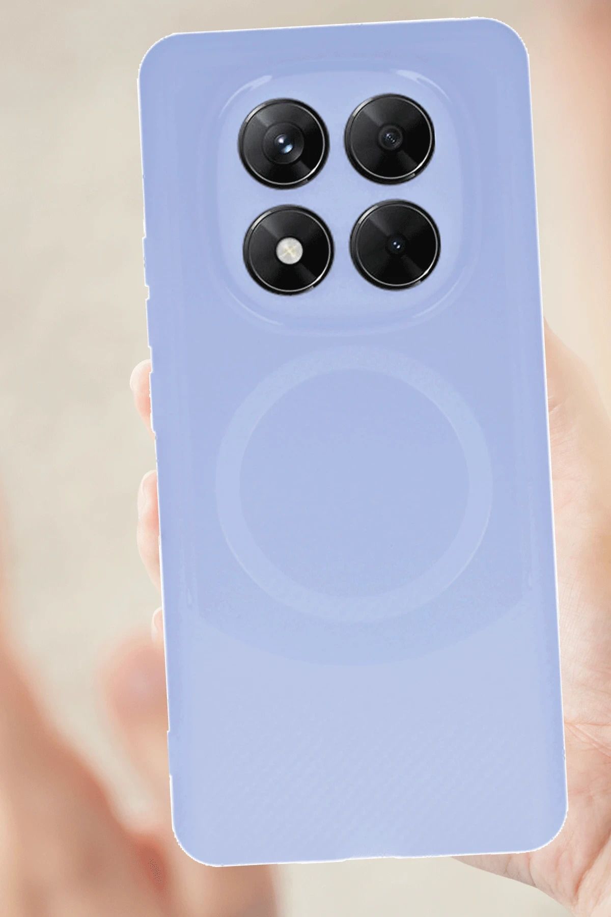 NewFace Xiaomi Redmi Note 14 Pro 4G Kılıf Maya Karbon Kapak - Bordo MRAYD