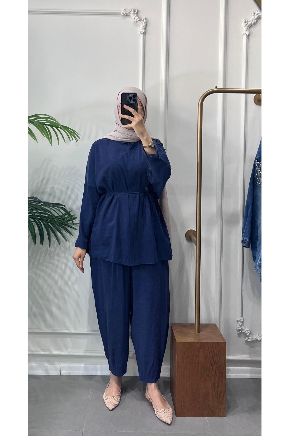 MODA HASEN KUŞAKLI BOL PAÇA TAKIM