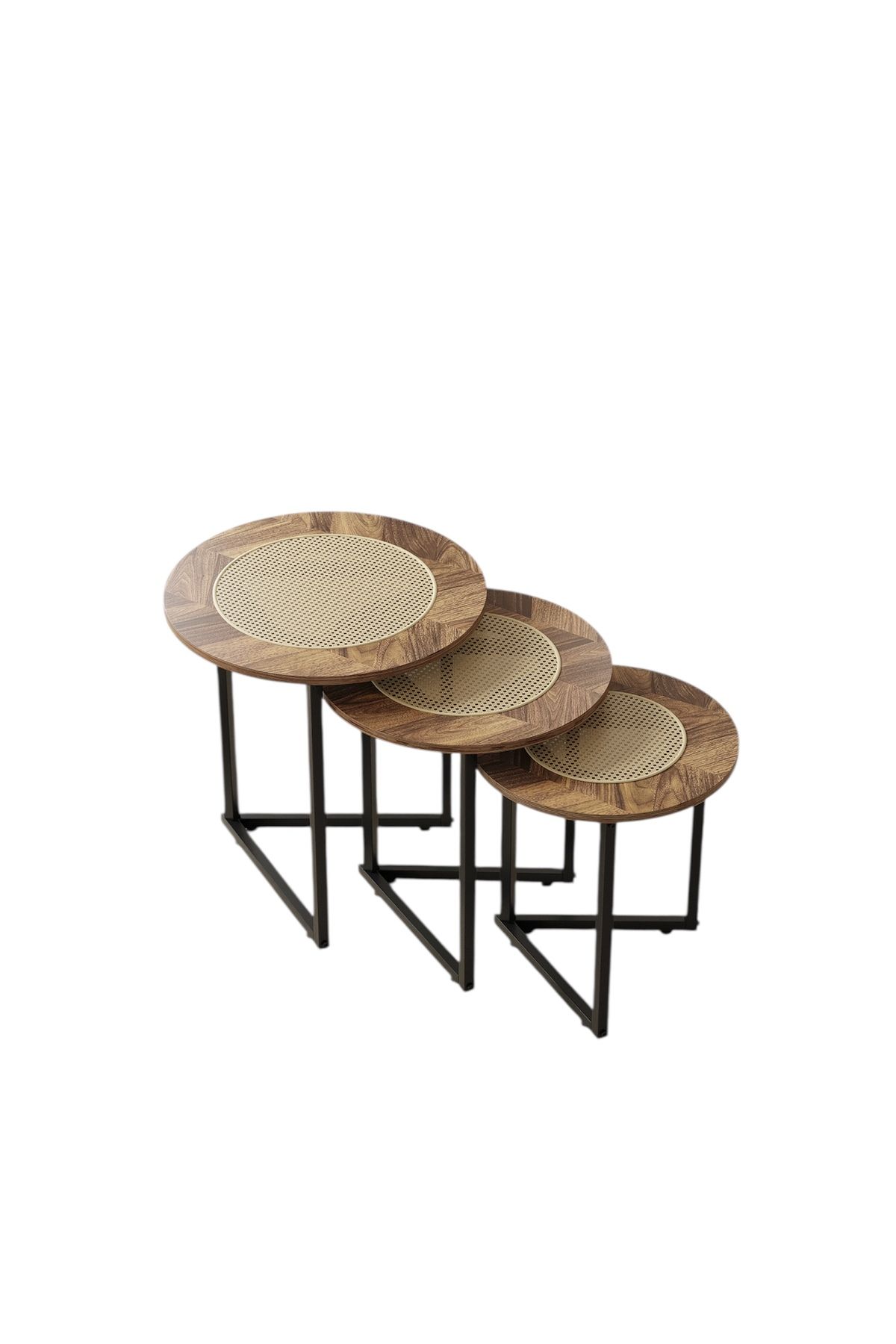 Un-Set of 3 coffee tables with a luxurious design and a natural touch that fits every corner 6