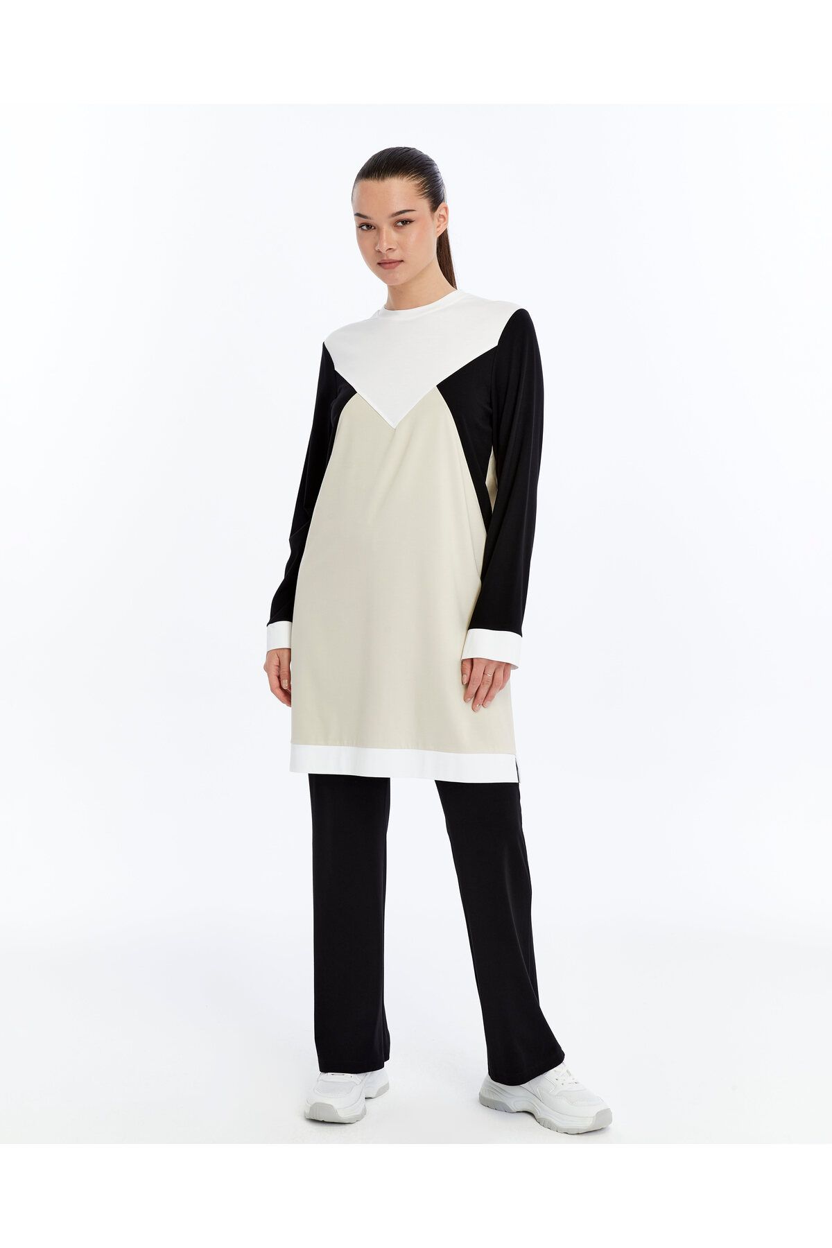 MODA İKNA ÇOK RENKLİ İKİLİ TESETTÜR TAKIM