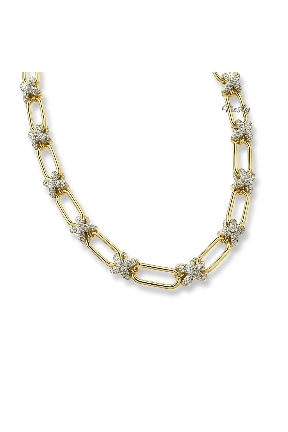 neslyaccessories Dual Bloom Kolye