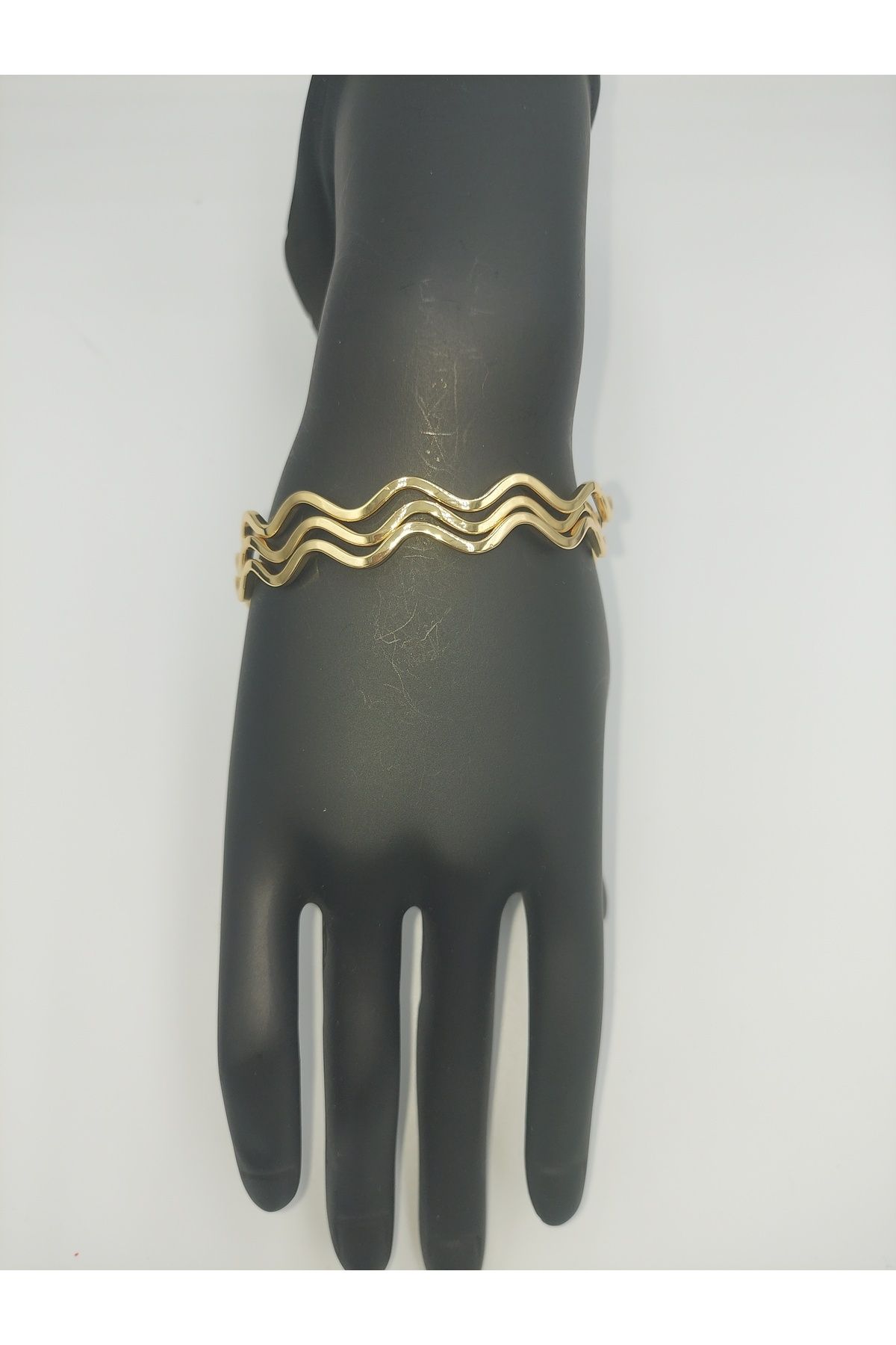 XUPING JEWELRY Xupıng Kıvrımlı Ajda Çelik Bileklik