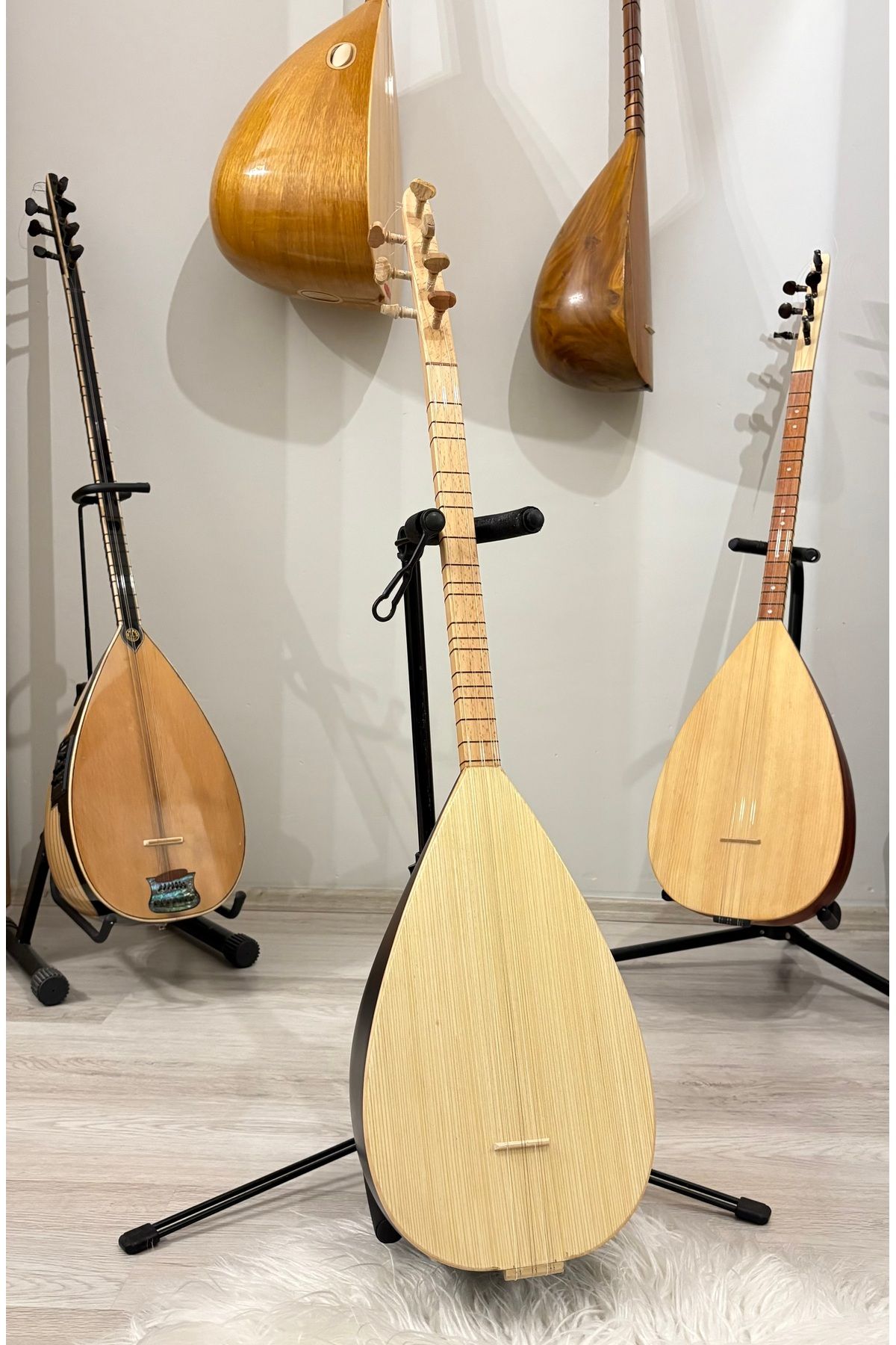 Burakmusic Kısa sap bağlama seti ( kılıf yedek tel tezene hediye