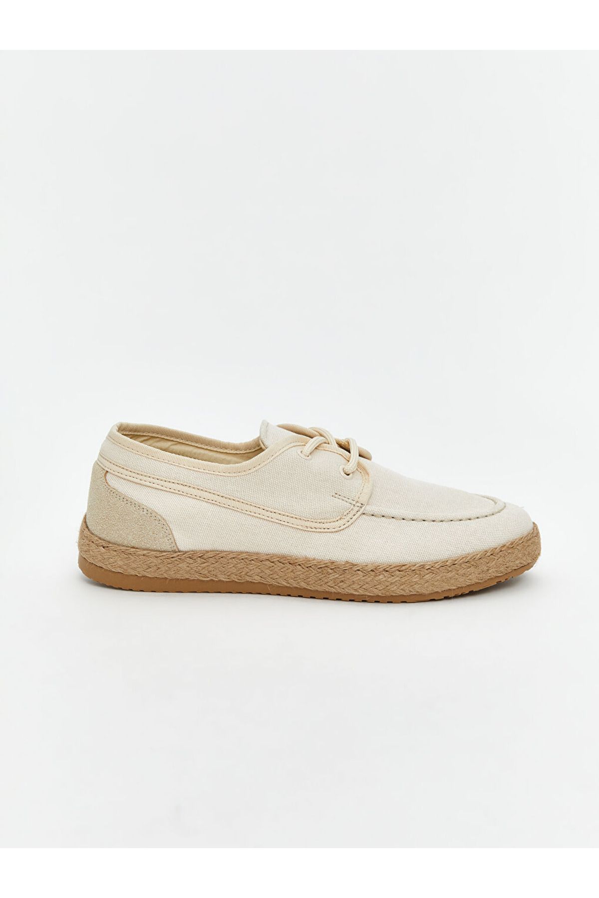 Rahat ve Ergonomik Taban Hasır Detaylı Erkek Espadril - 3