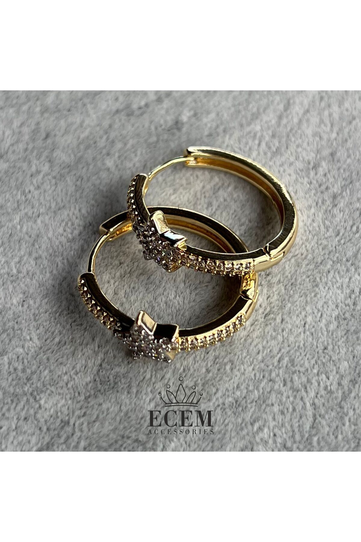 ecem accessories EA-K-0037 / ÇELİK KÜPE