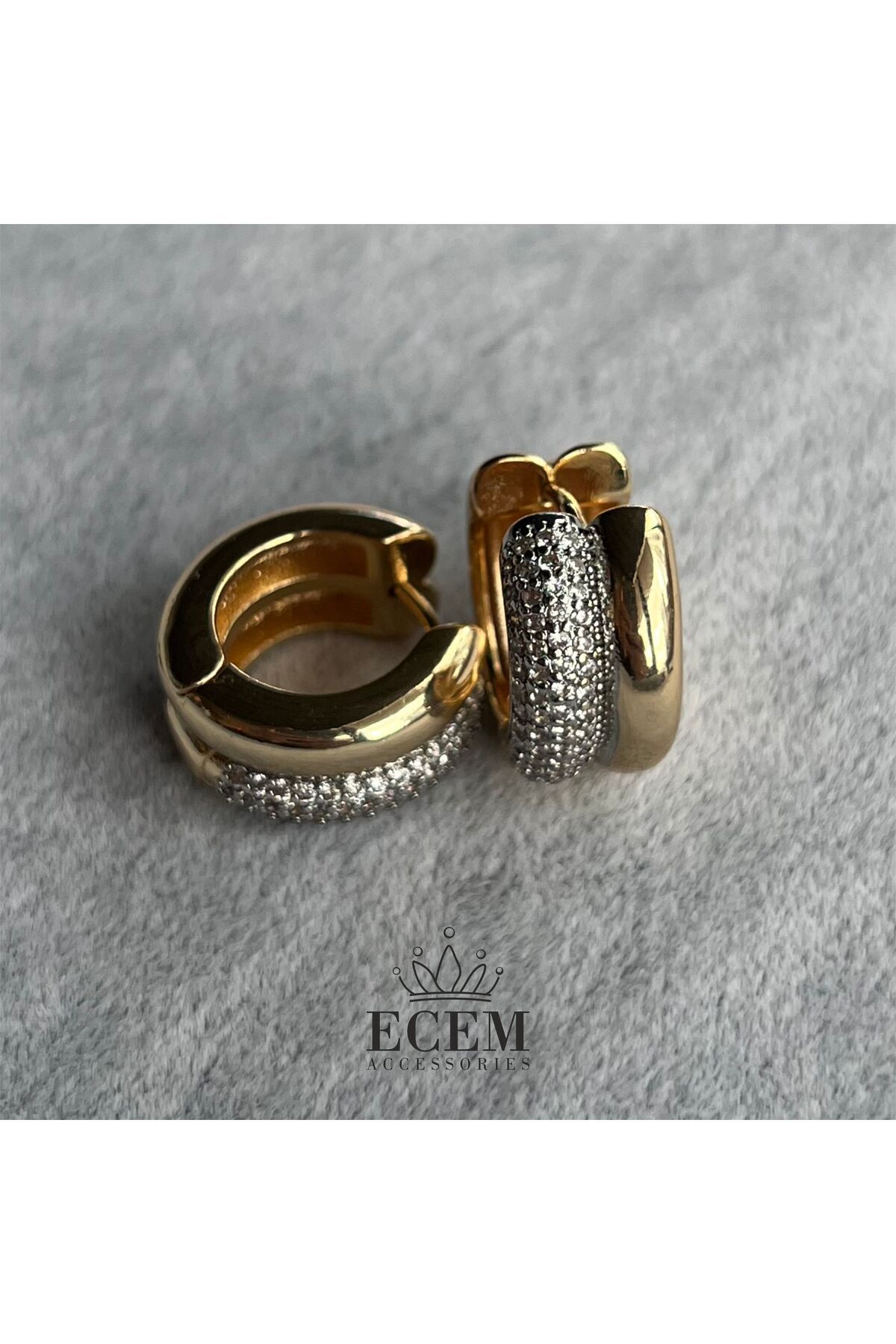 ecem accessories EA-K-0026 / ÇELİK KÜPE