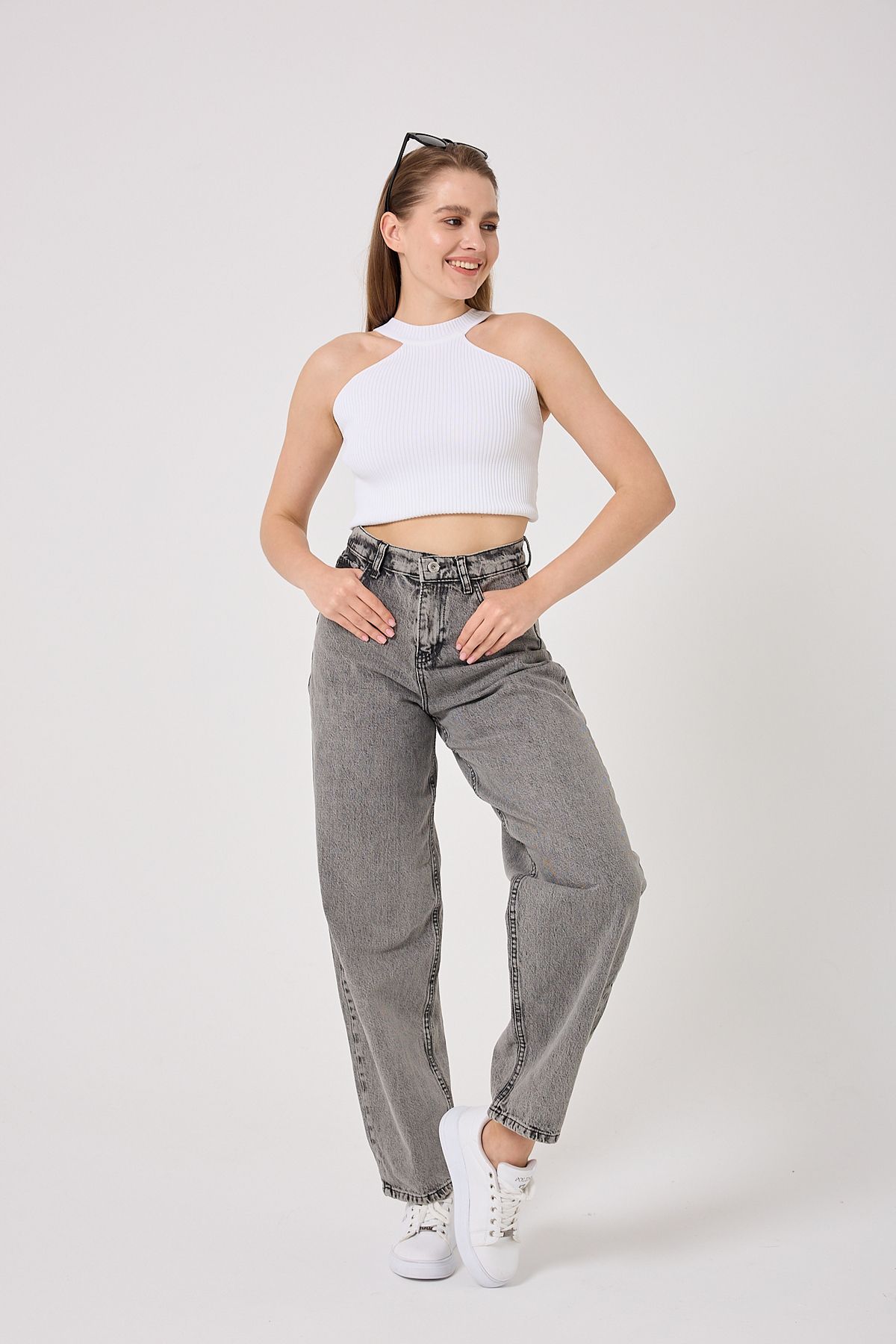 ADENLİNA Baggy Kot Pantolon