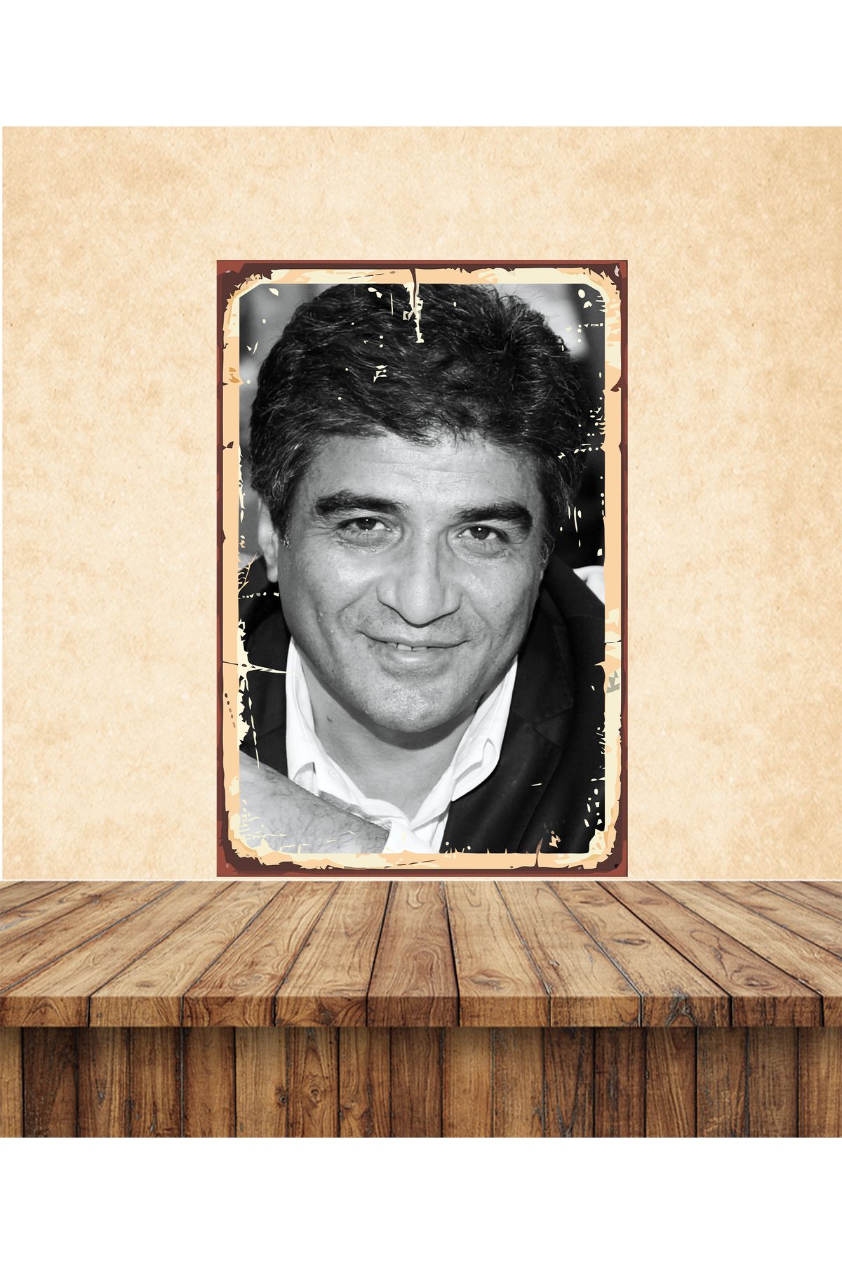 hazalshop İbrahim Erkal Temalı 1 Adet 20 x 30 CM MDF Duvar Tablosu 0101