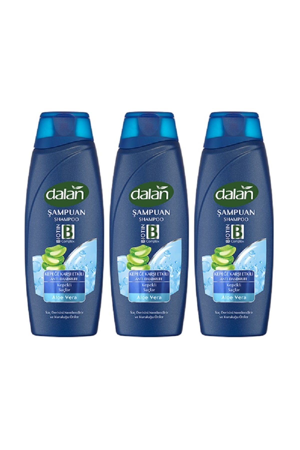 Dalan Şampuan Aloe Vera Özlü Kepeğe Karşıt Etkili 450 Ml x 3 Adet