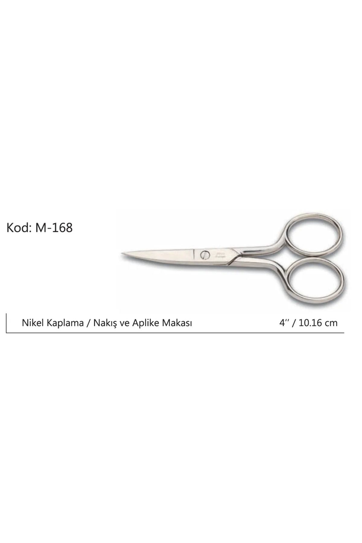 Fixport Rose Europe Kalın Nakış Makası Süper Kalite No:4 10,16 CM