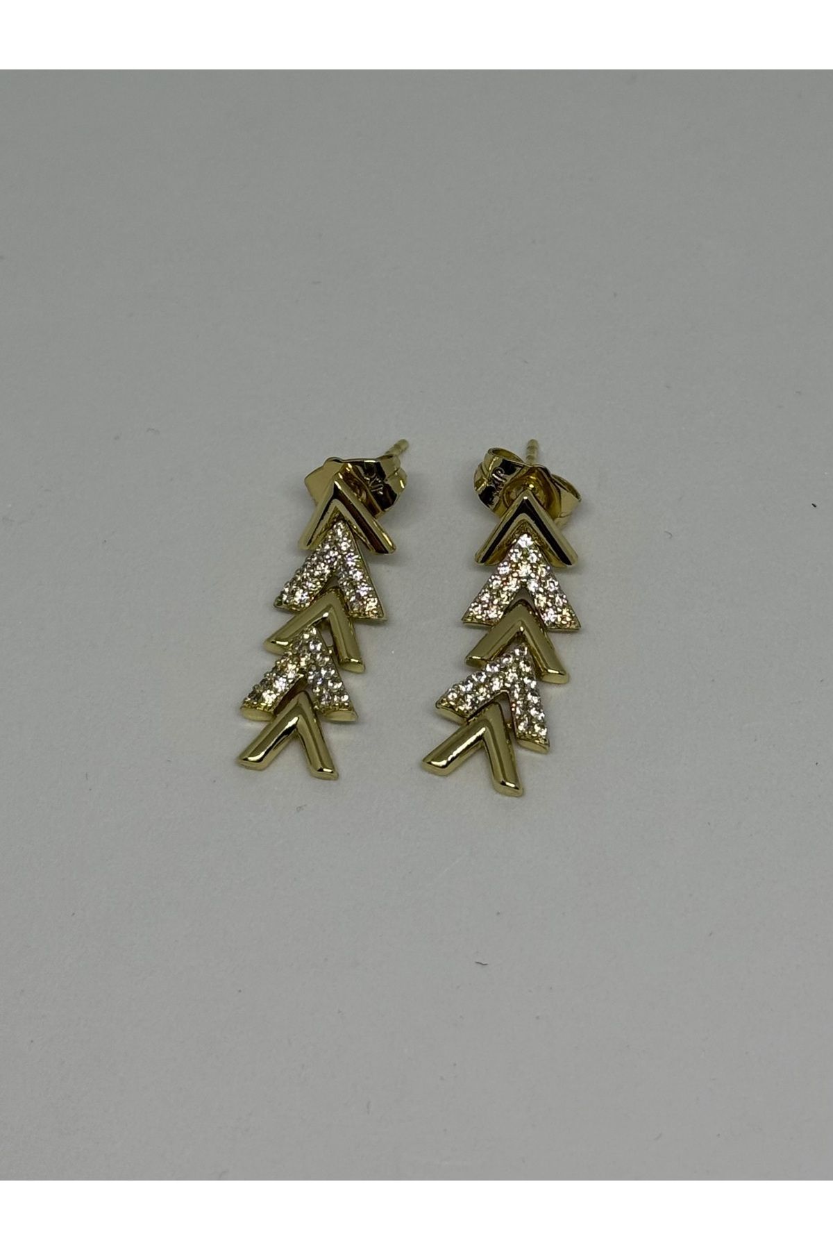 Gulsah's Store Xuping jewelery balık sırtı model küpe