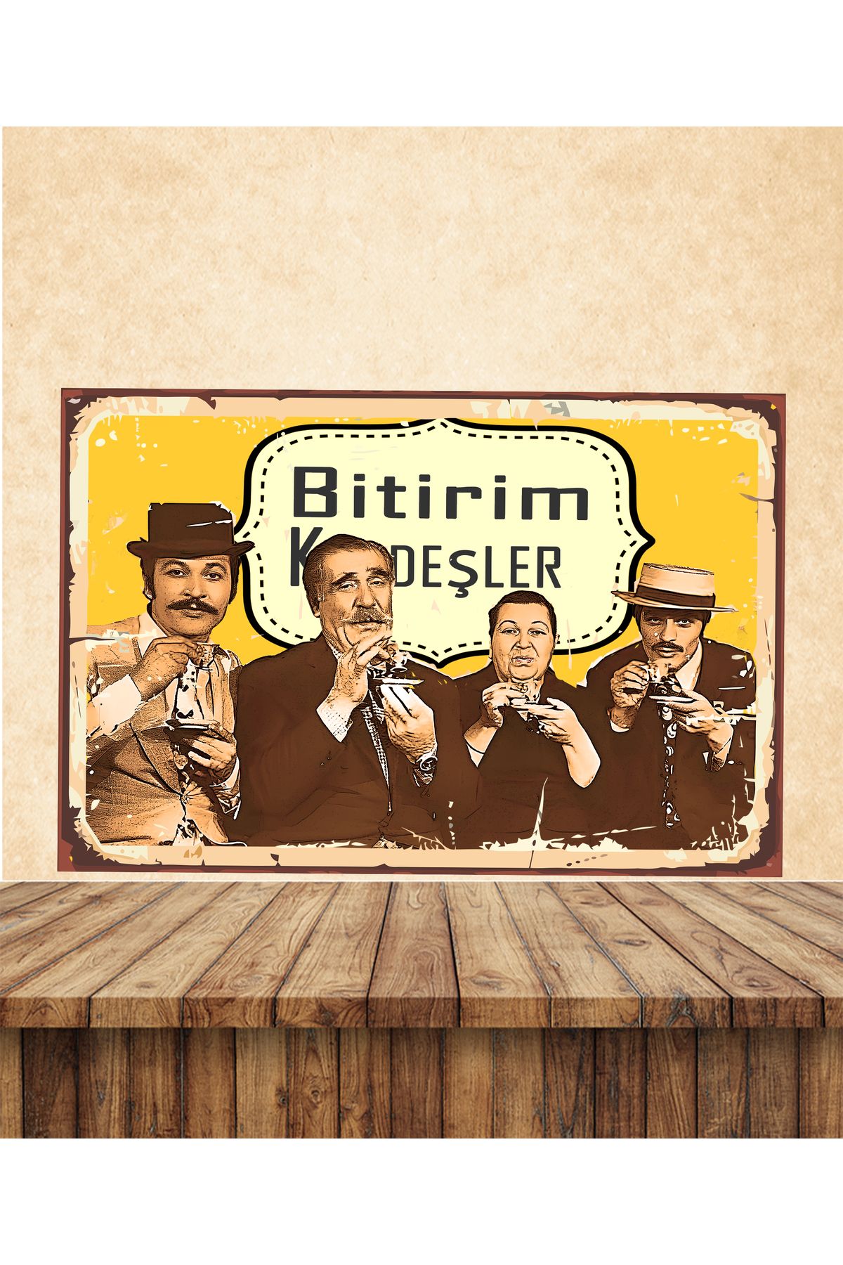 hazalshop Bitirim Kardeşler Kartal Tibet kadir inanır Temalı 1 Adet 20 x 30 CM MDF Duvar Tablosu 0101