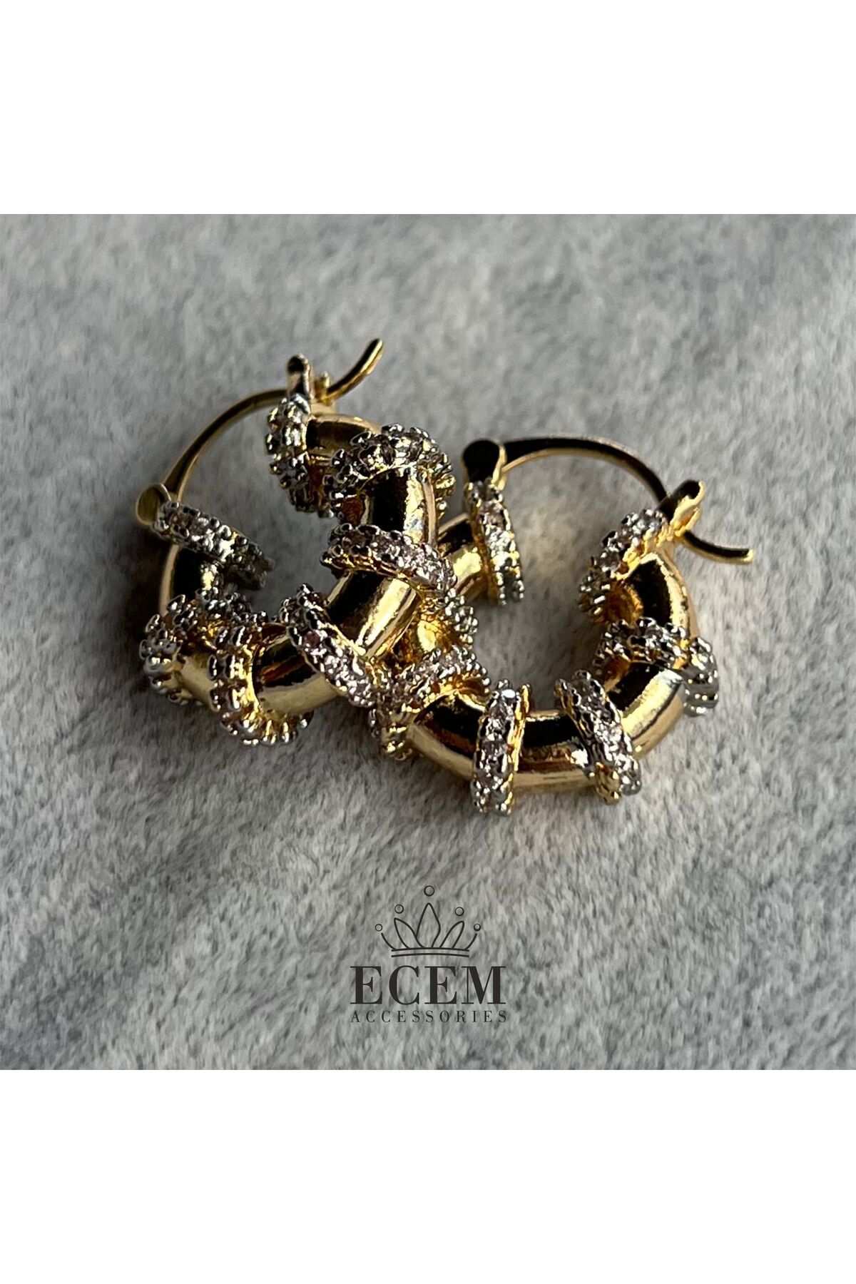ecem accessories EA-K-0029 / ÇELİK KÜPE