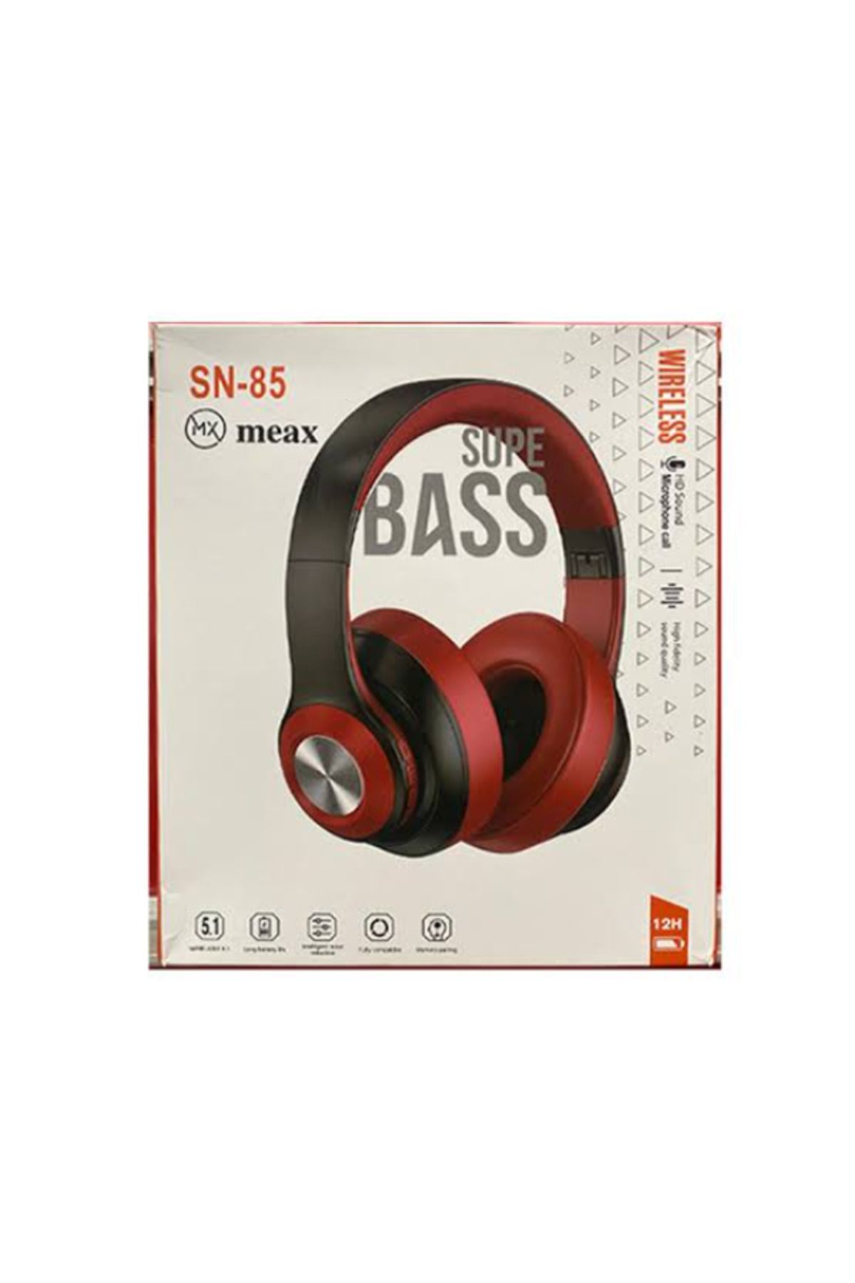 Aydoganticaret44 Sn-85 Kablosuz Kulaklık Bluetooth 5.1 Siyah