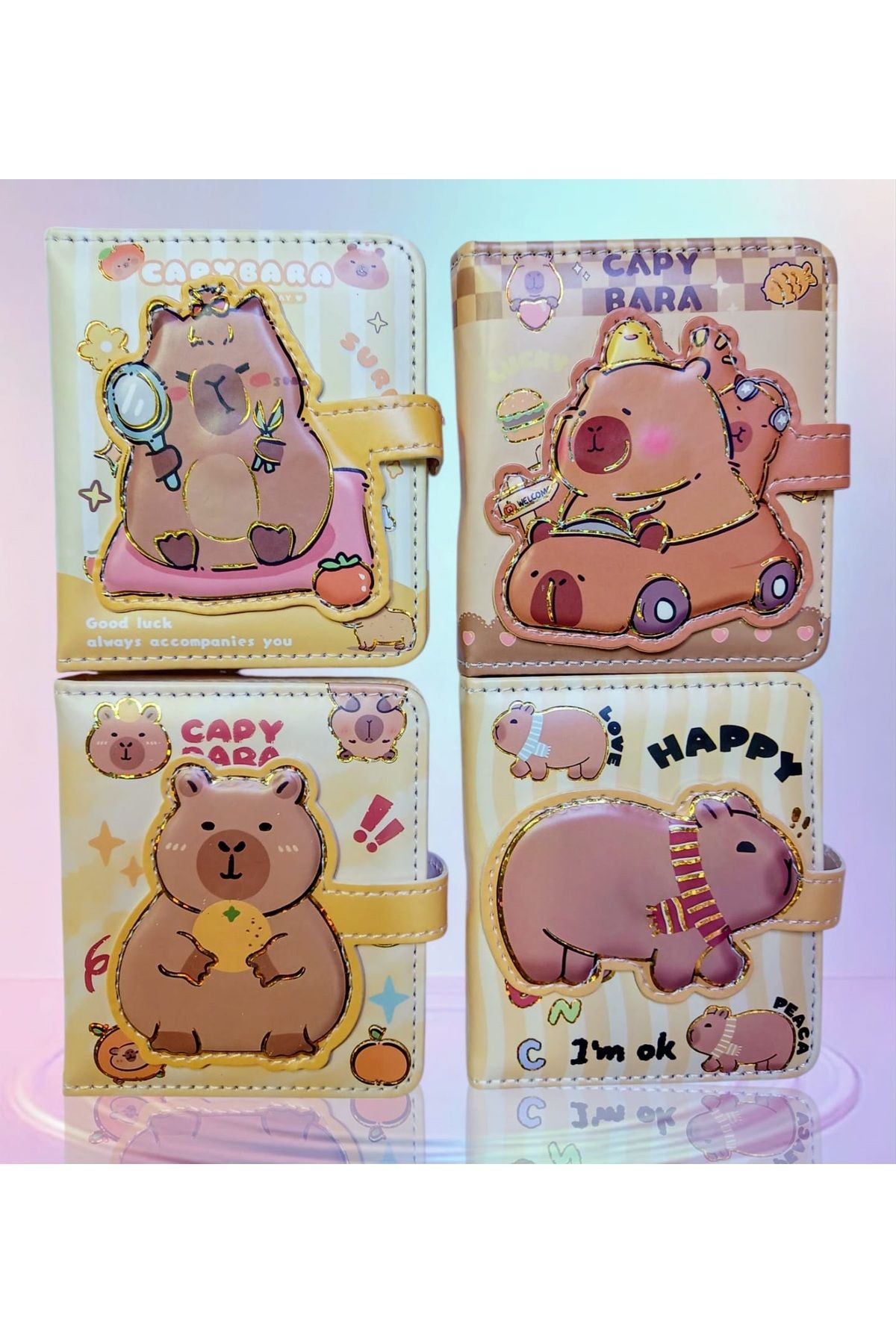 izmir yazici servis Capybara Süslü Not Defteri Mıknatıslı Kapak Not Haftalık Aylık Planlayıcı 3 Ü Bir Arada 10x11 Cm.66