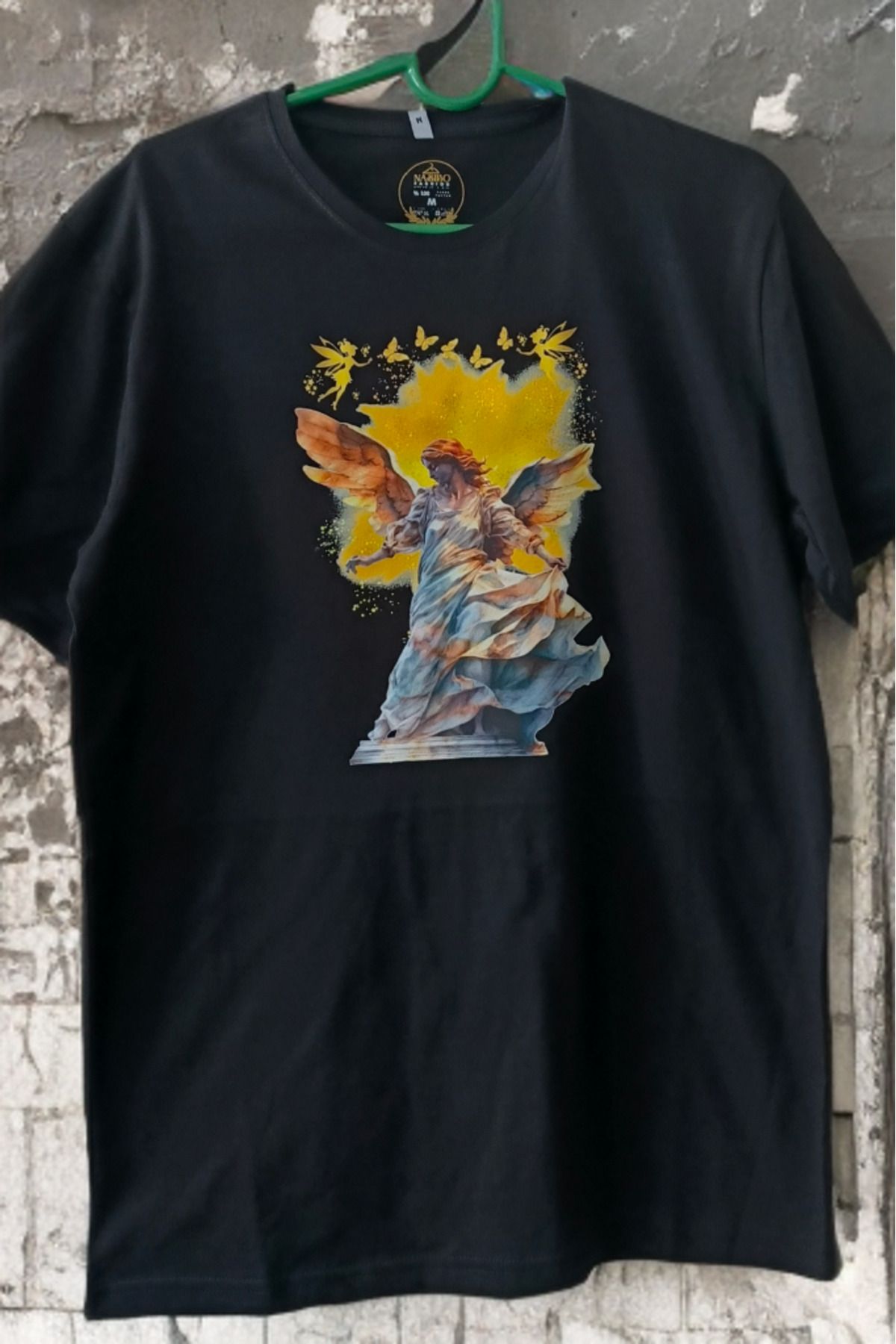 Ervo Reklam özel tasarım baskılı melek desenli t-shirt