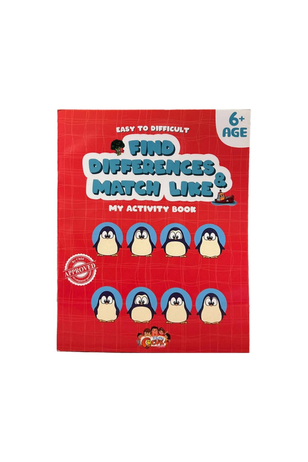 MR RZN STORE Find Differences Matc Like My Activity Book