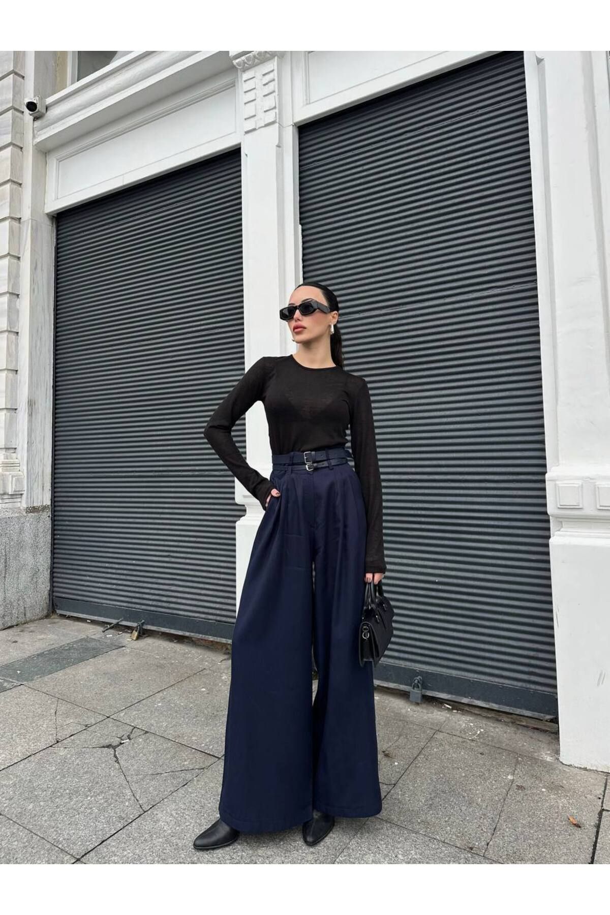 Hotfashion Pantolon Jose Cift Kemerli