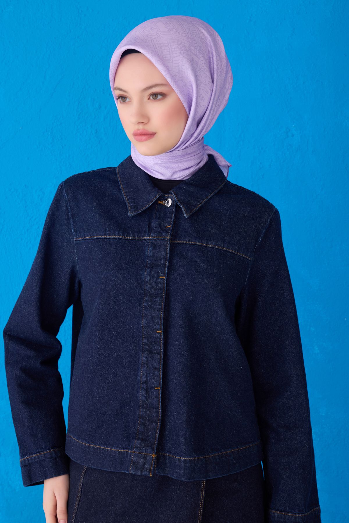 Belli BELLİ SAF İPEK EŞARP 4110D (TWİLL)-52