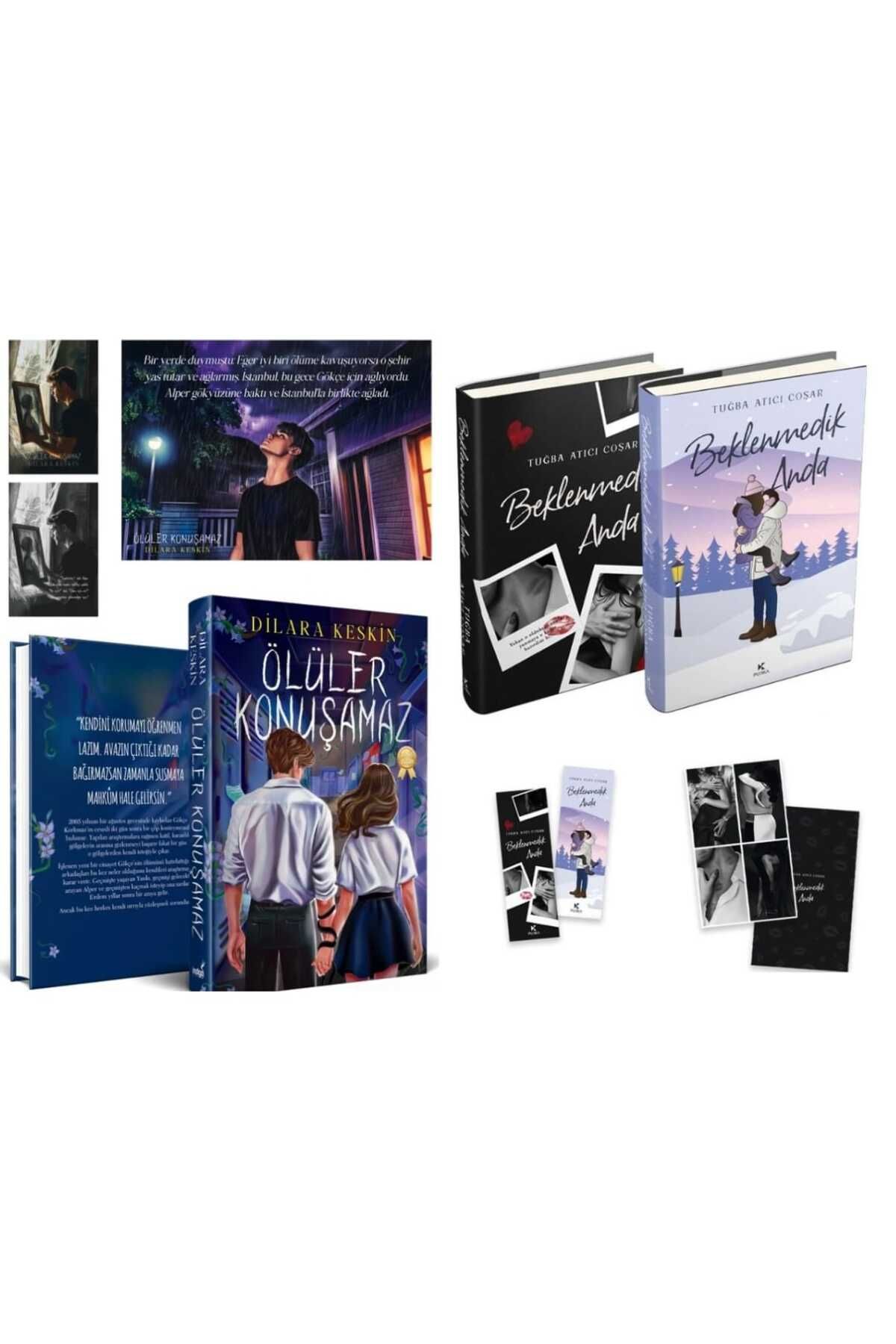 İndigo Kitap Ölüler Konuşamaz Ciltli / Beklenmedik Anda Ciltli 2 Kitap Pukka Yayınları