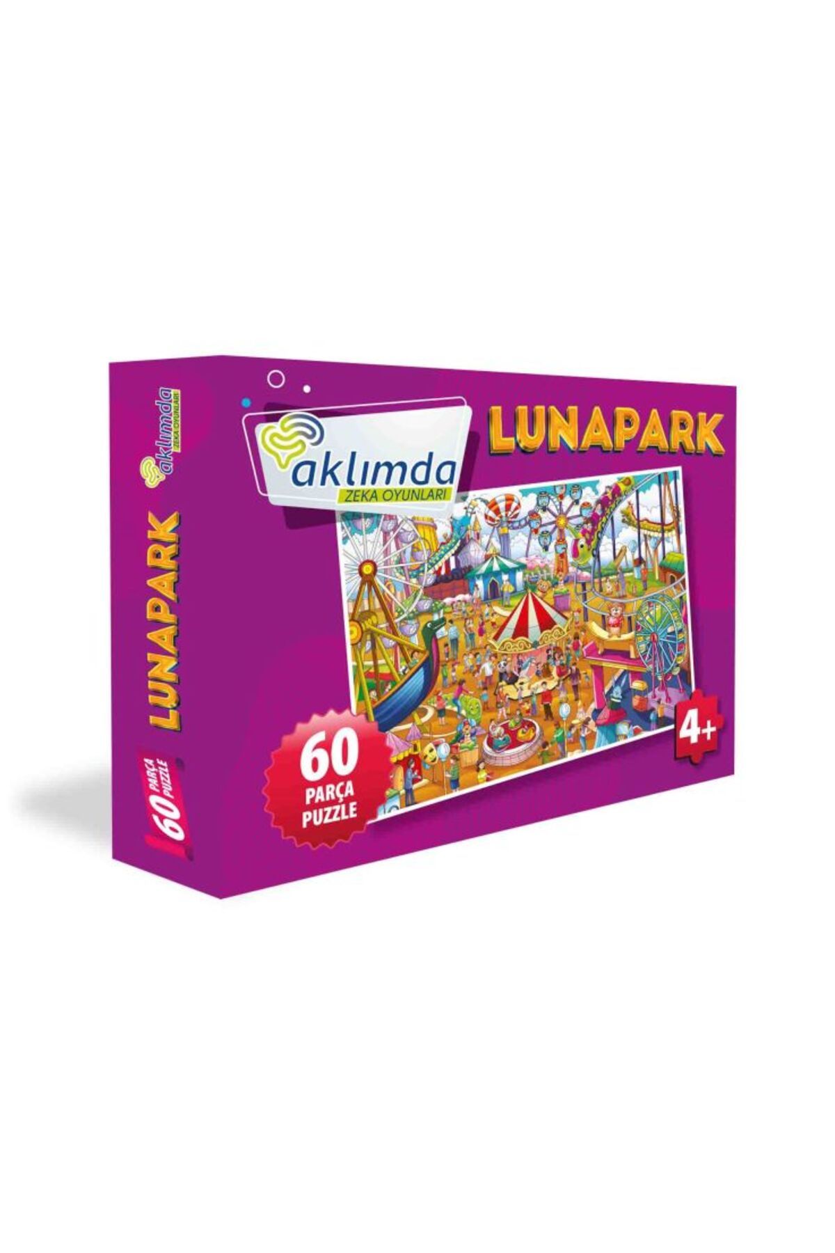 AKLIMDA ZEKA OYUNLARI 60 Parça Puzzle Lunapark